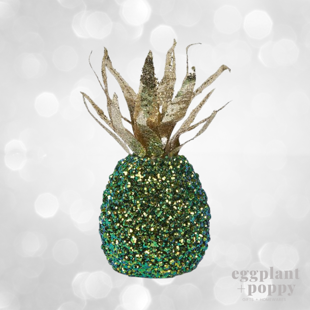 Decoration - Shimmer Pineapple Green