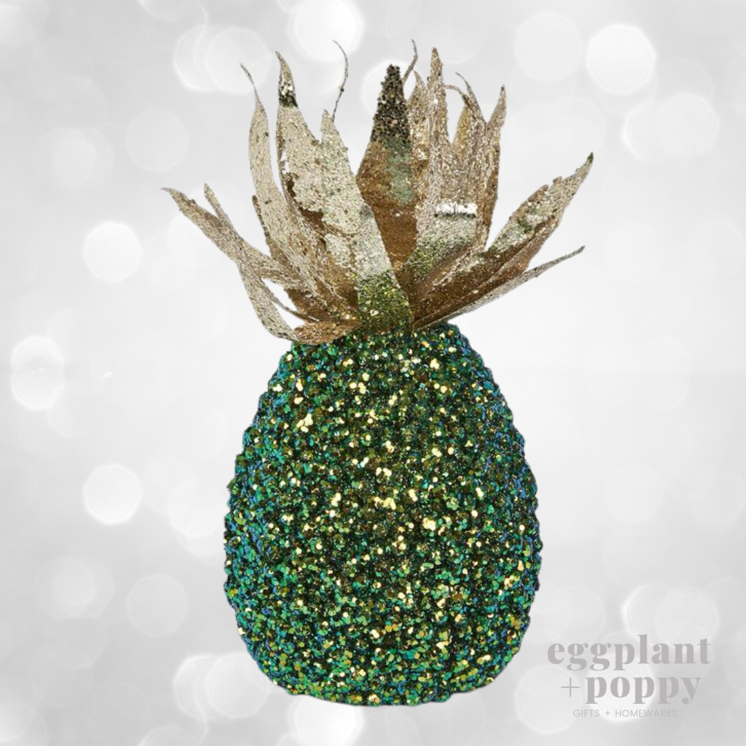 Decoration - Shimmer Pineapple Green