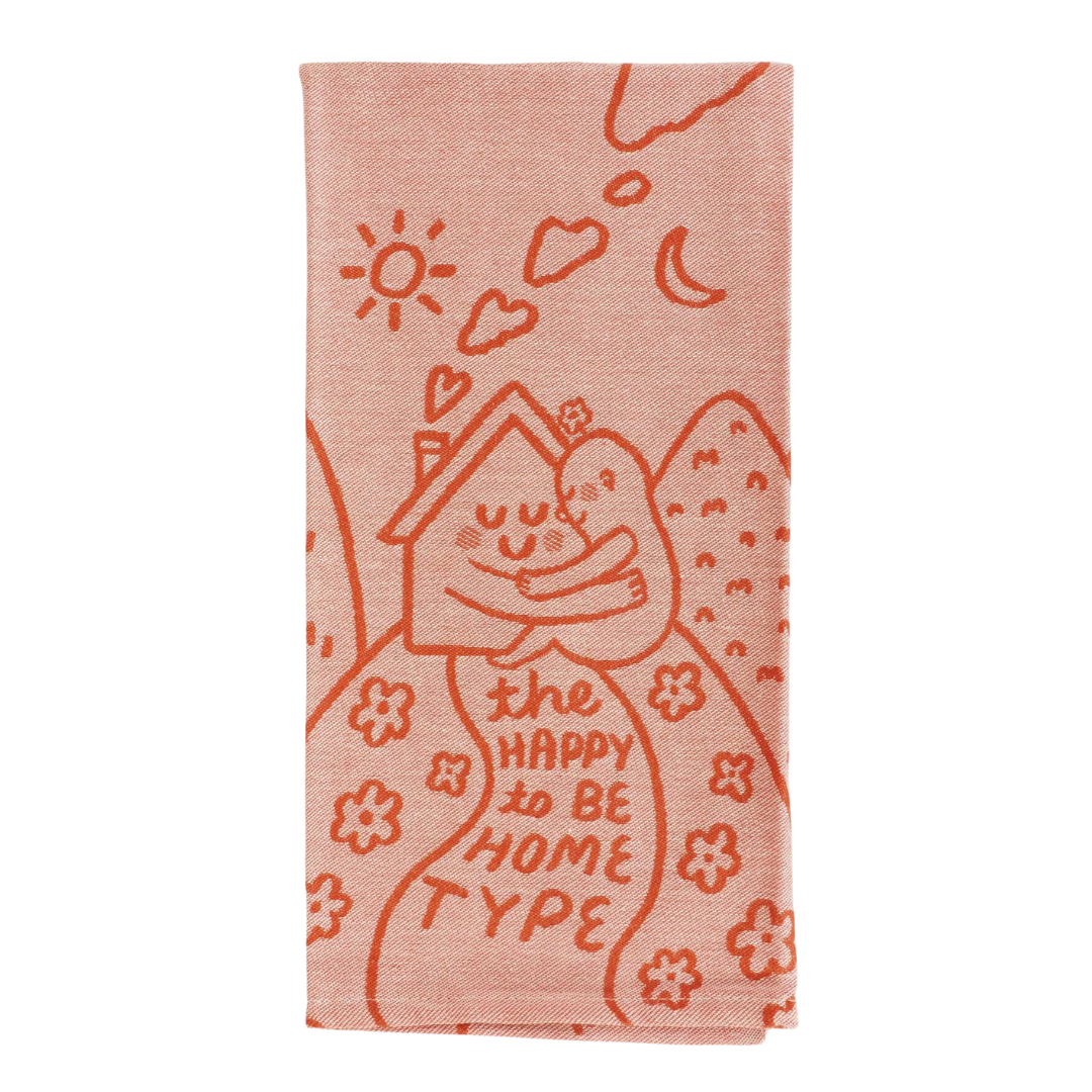 Tea Towel - Happy To Be Home Type