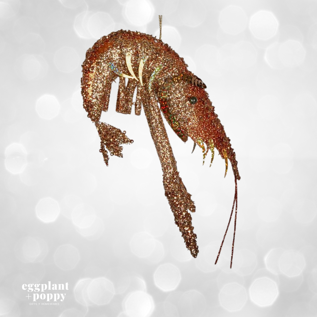 Decoration - Glitter Prawn