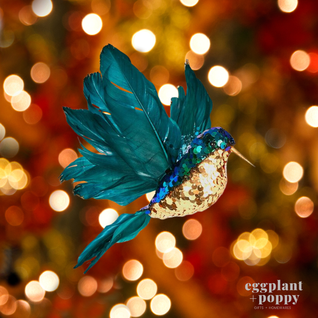 Hanging Decoration - Sequin Hummingbird