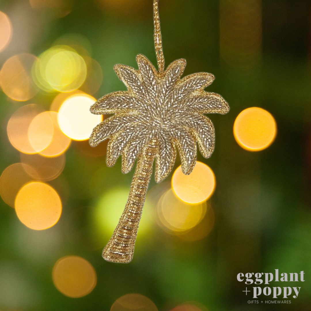 Hanging Decoration - Beaded Palm Tree