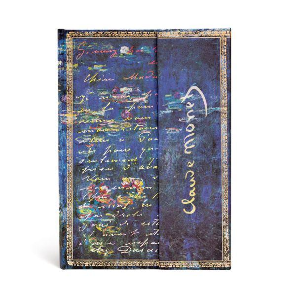 Wrap Hardcover Journal - Monet Water Lilies