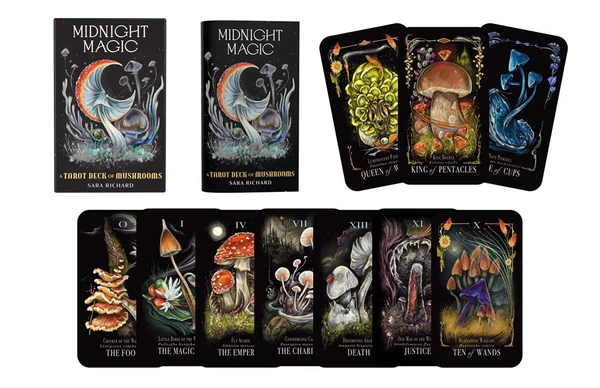 Midnight Magic; Tarot Deck Of Mushrooms