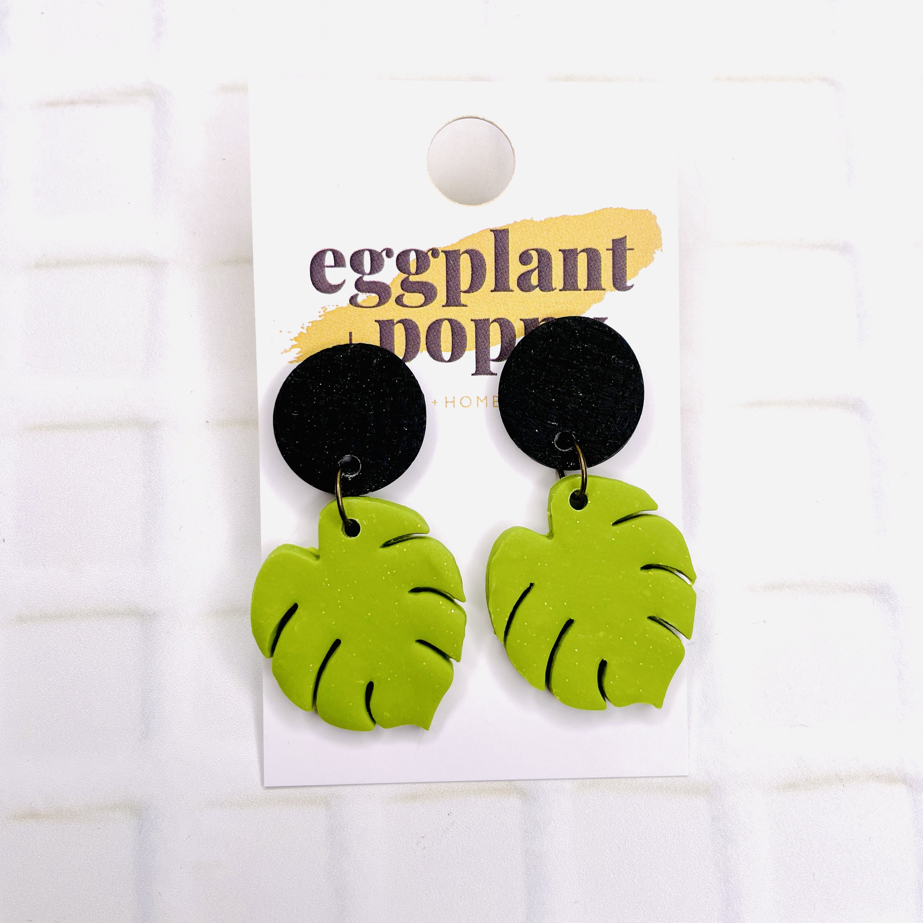 Monstera Magic Earrings