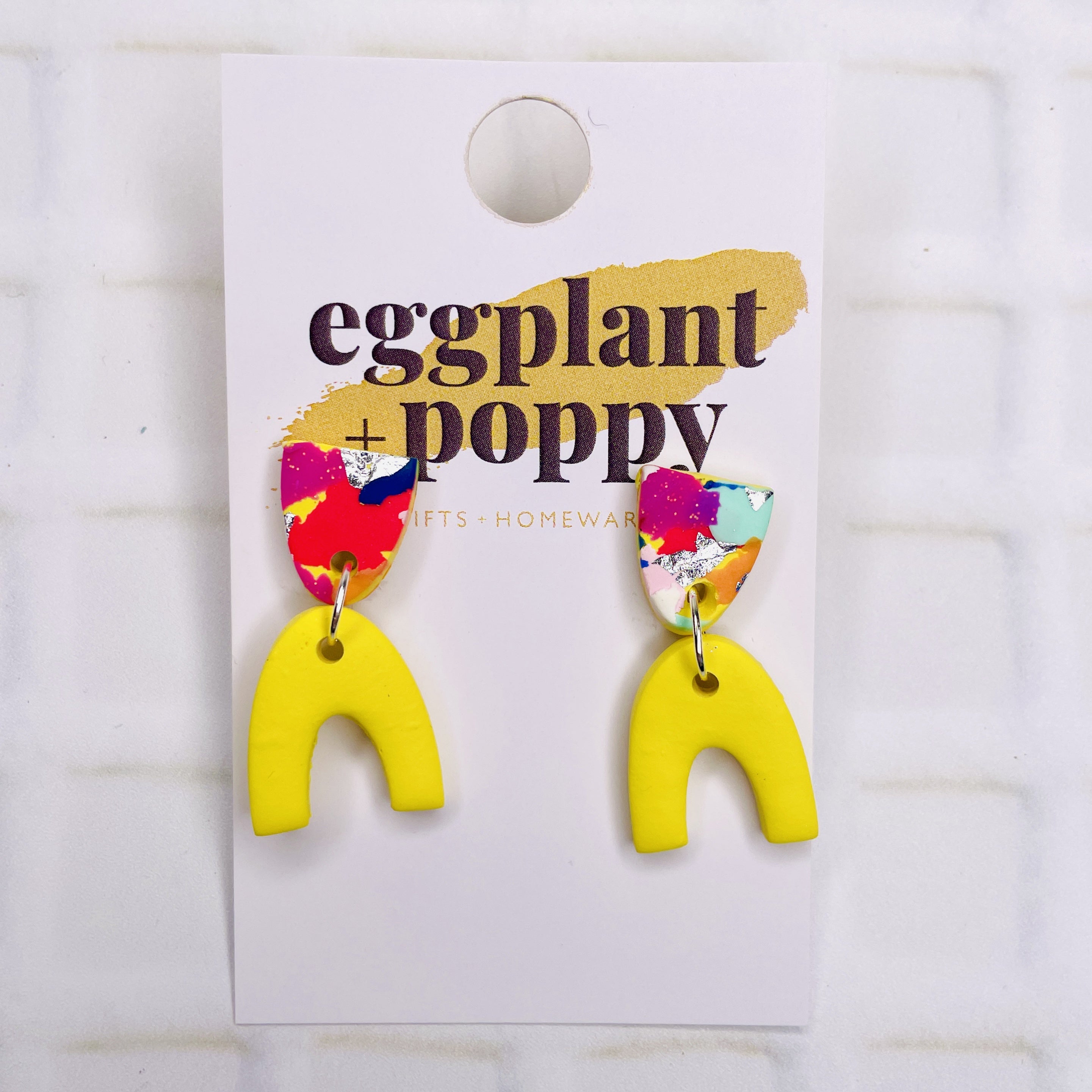 Mini Confetti Charm Earrings