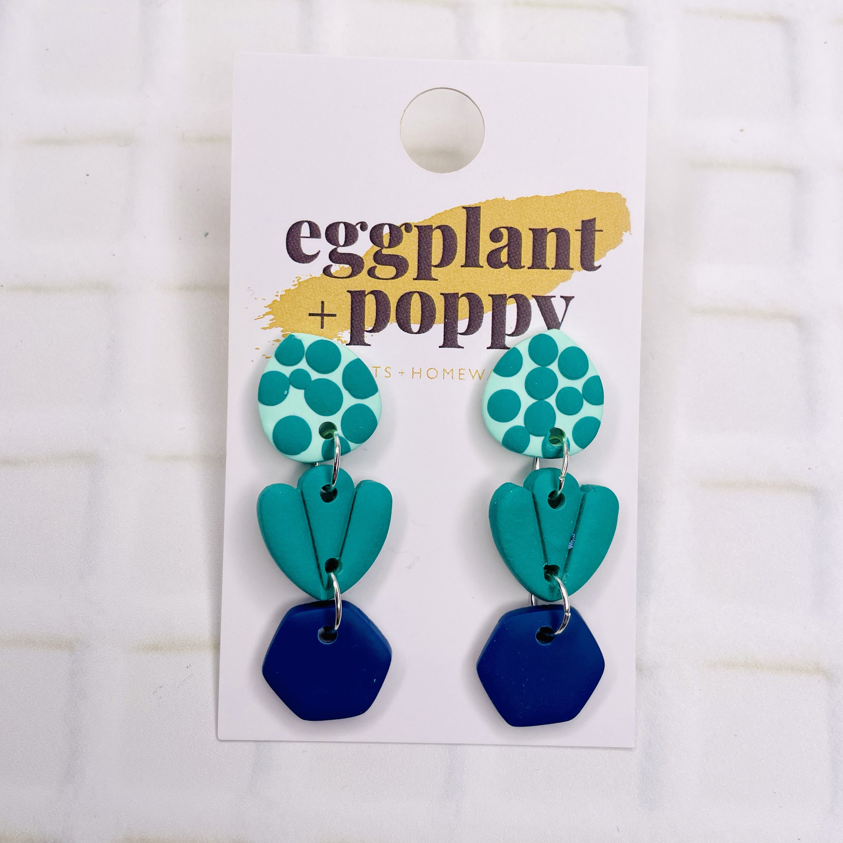 Teal Treasures Earrings