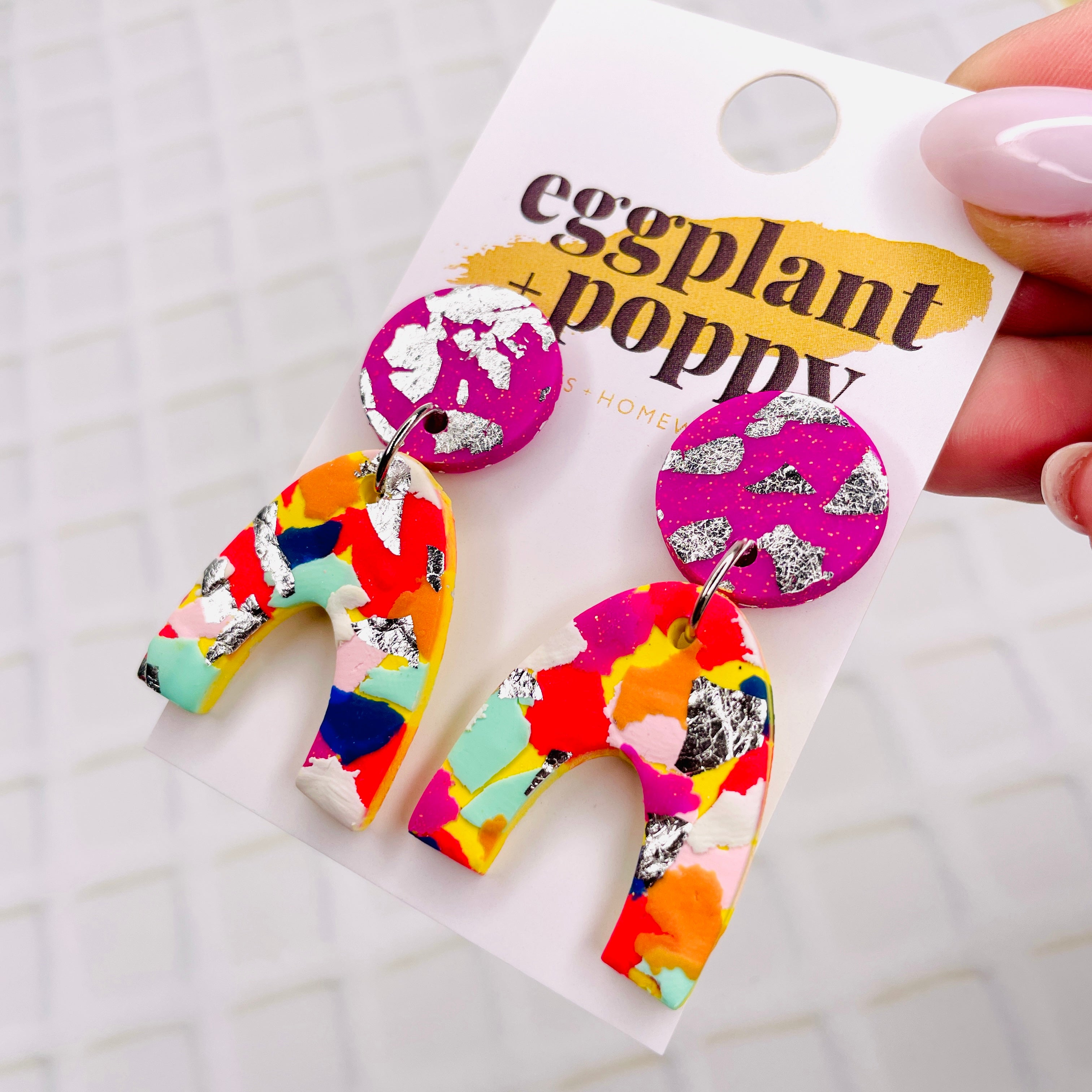 Confetti Charm Earrings