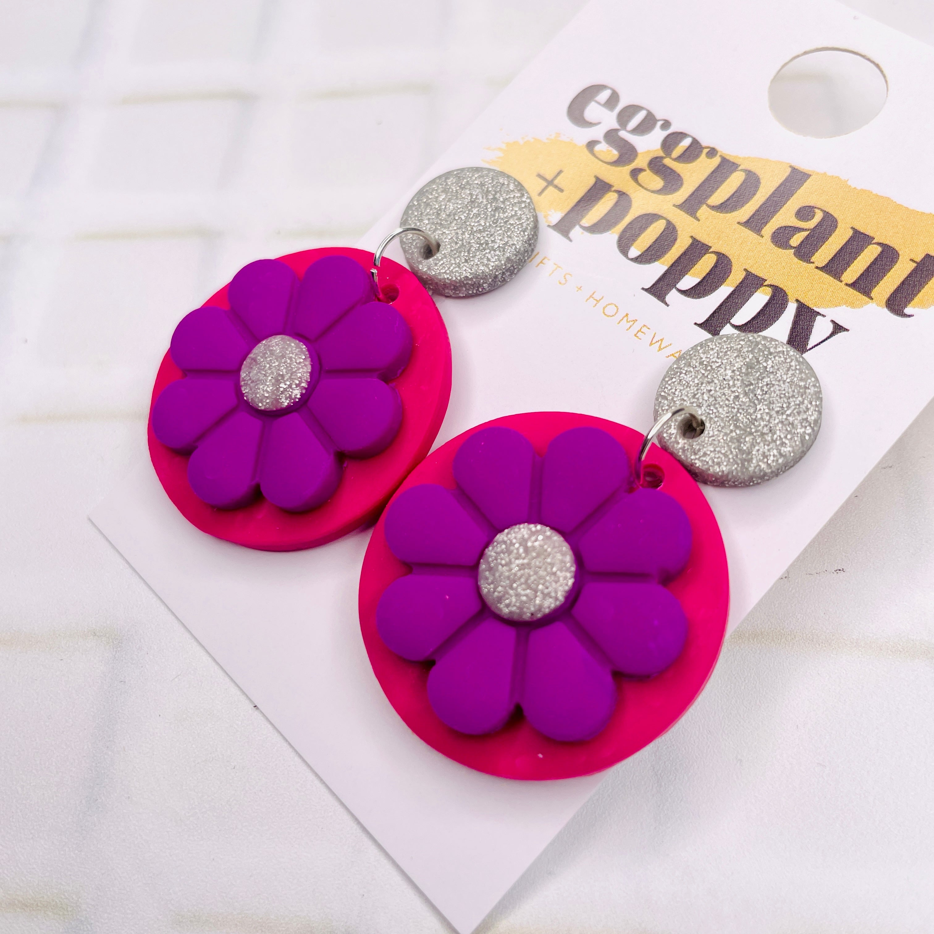 Fuchsia Bloom Earrings