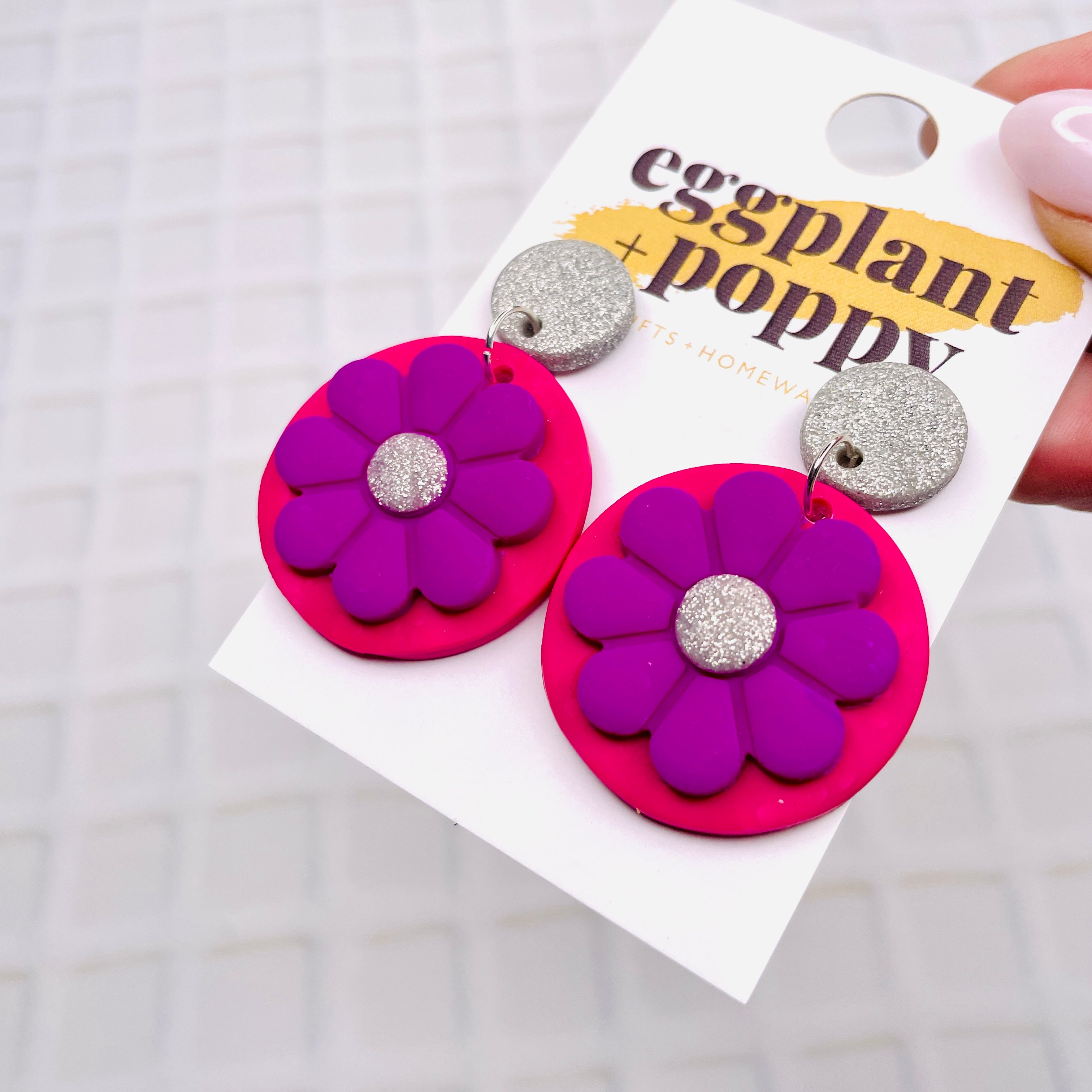 Fuchsia Bloom Earrings