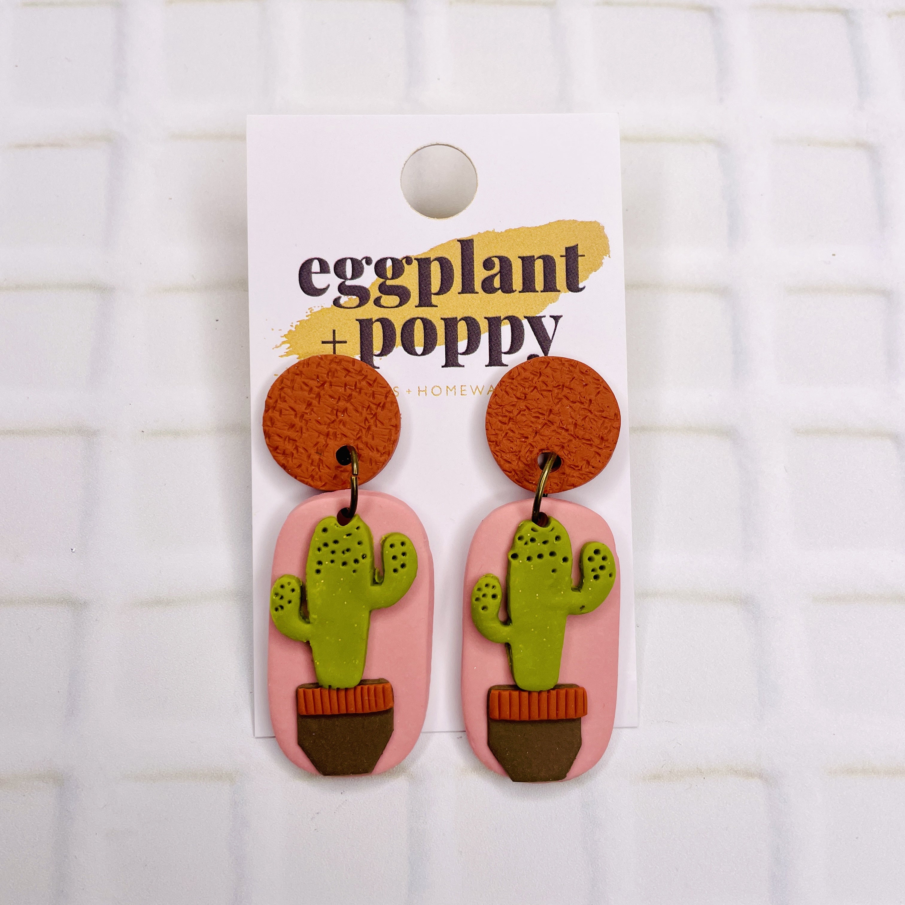 Desert Cactus Earrings