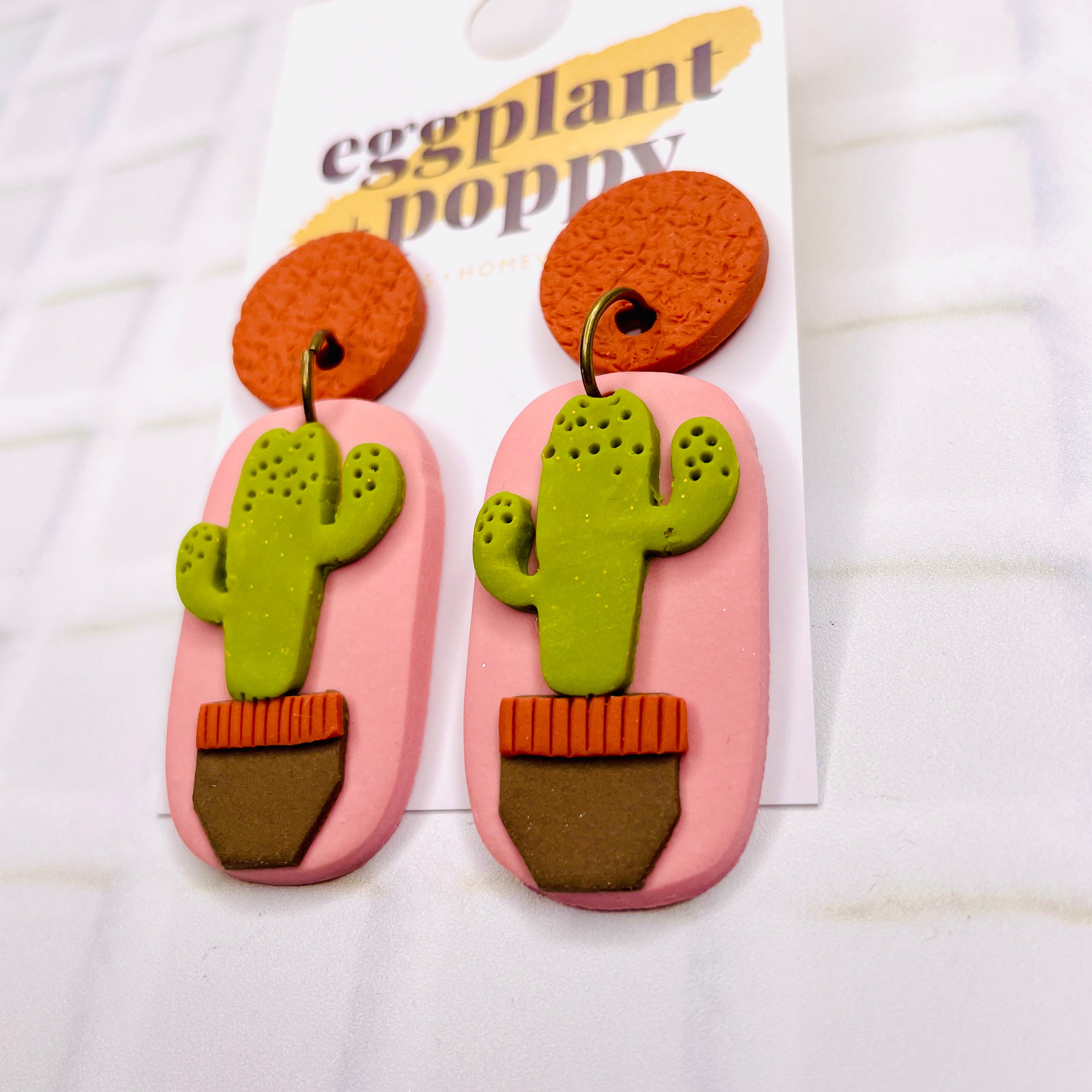 Desert Cactus Earrings