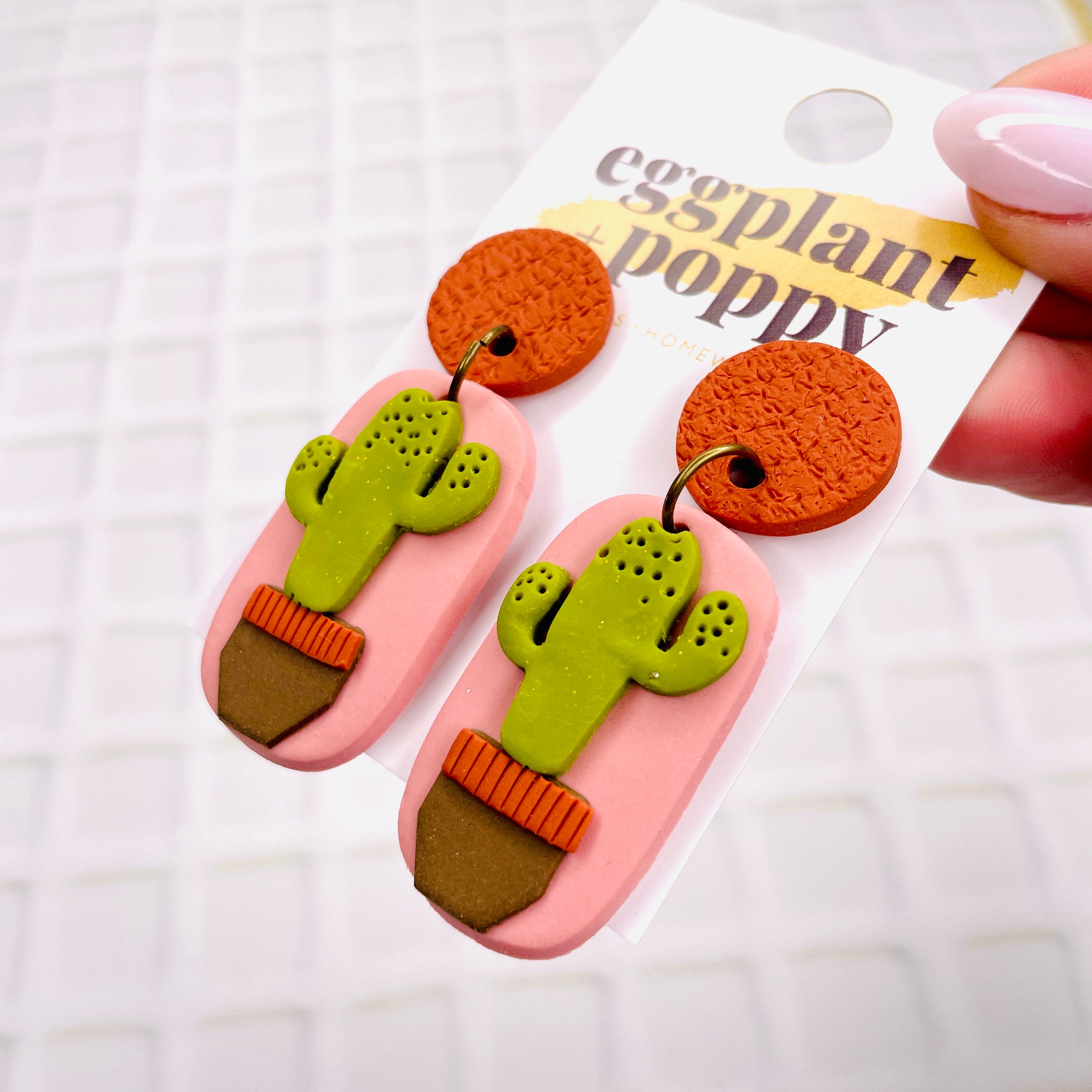 Desert Cactus Earrings