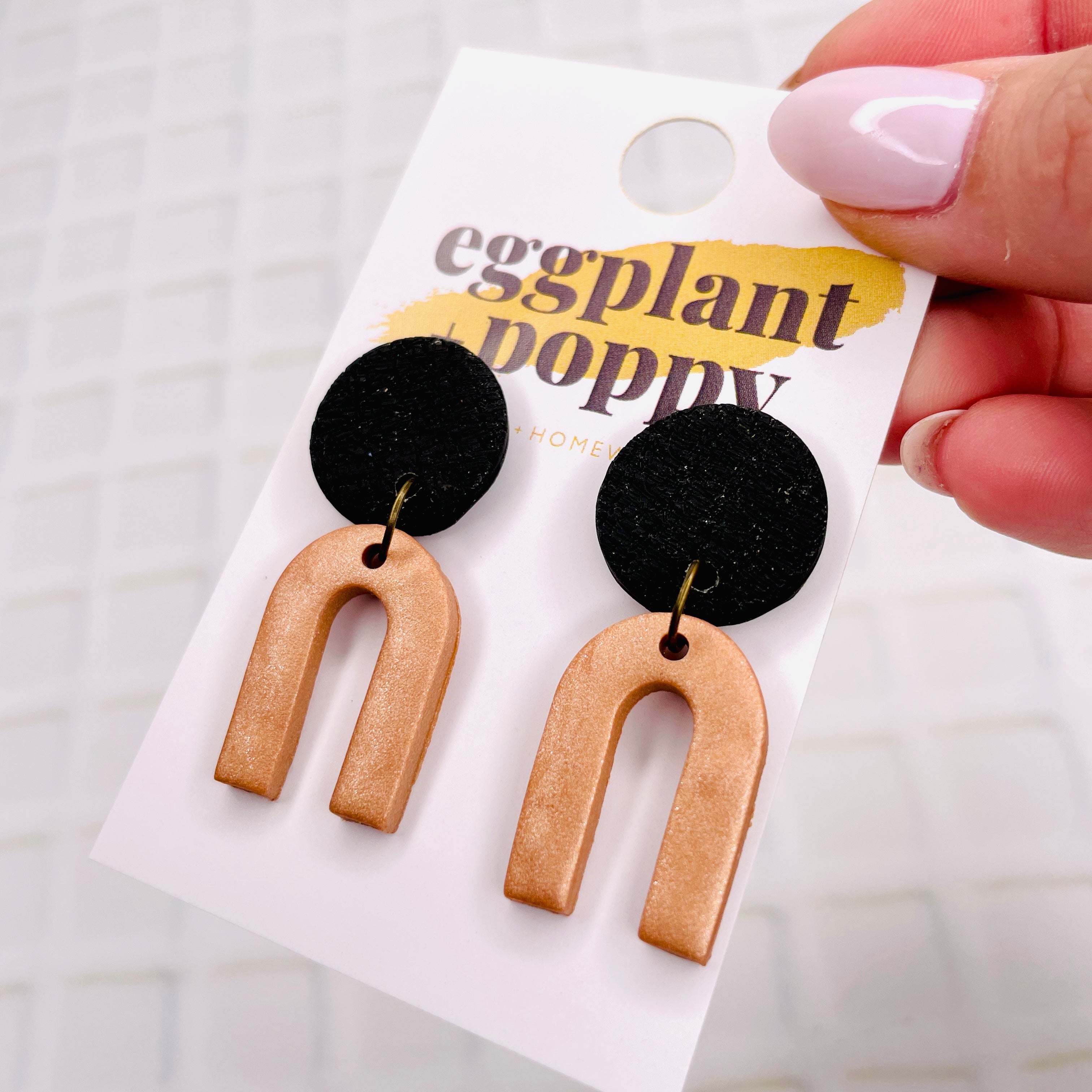 Earthstone Arch Earrings