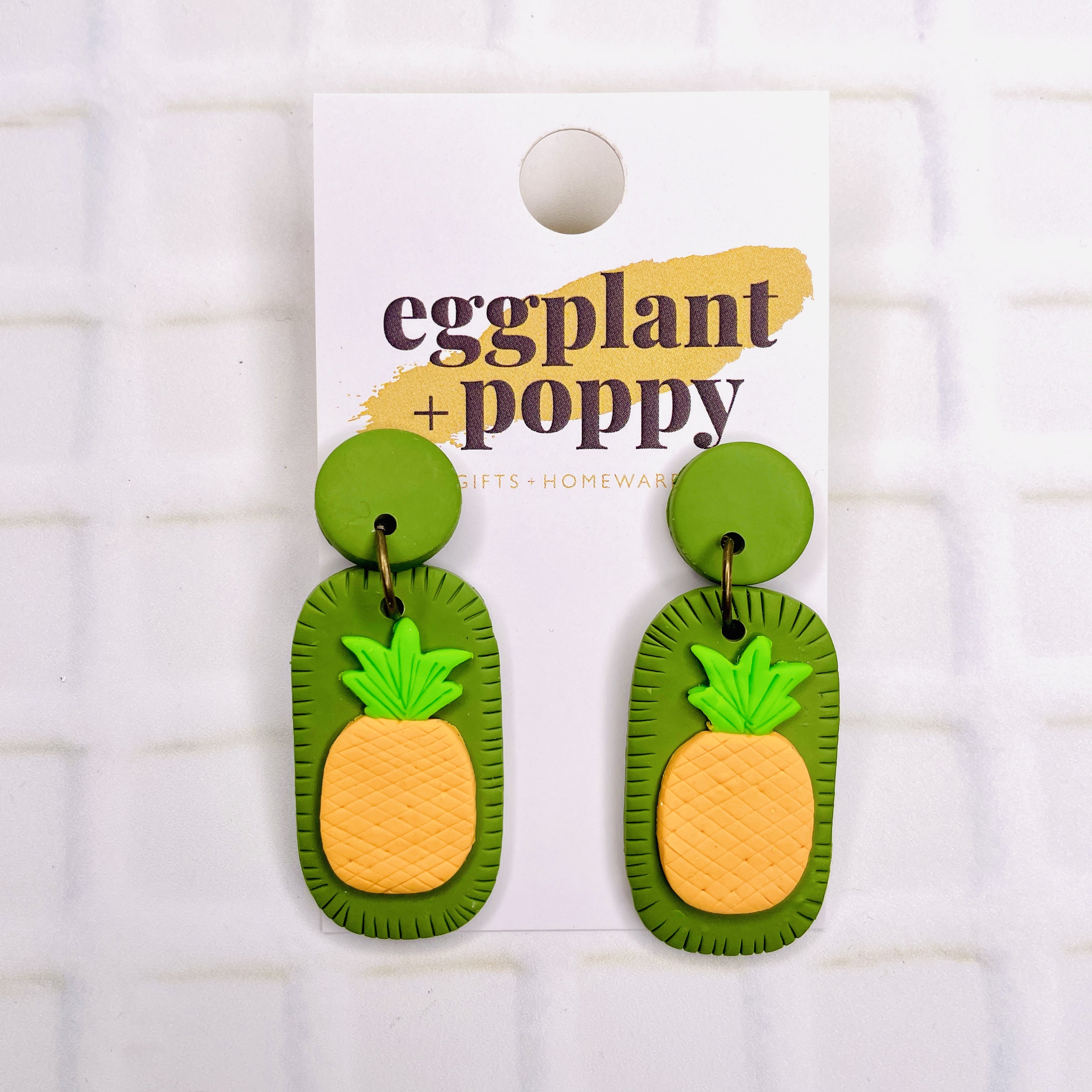 Tropical Pineapple Earrings