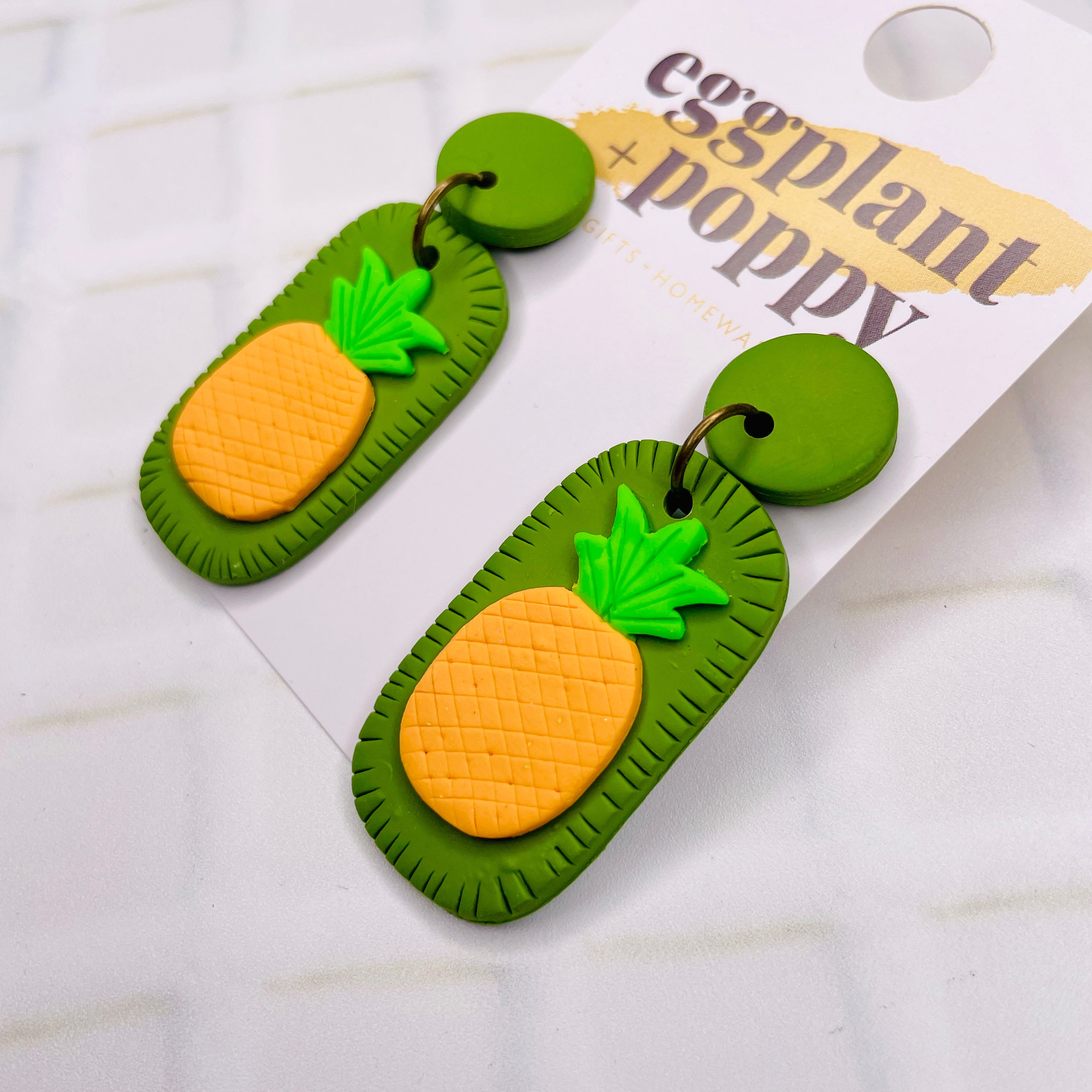 Tropical Pineapple Earrings