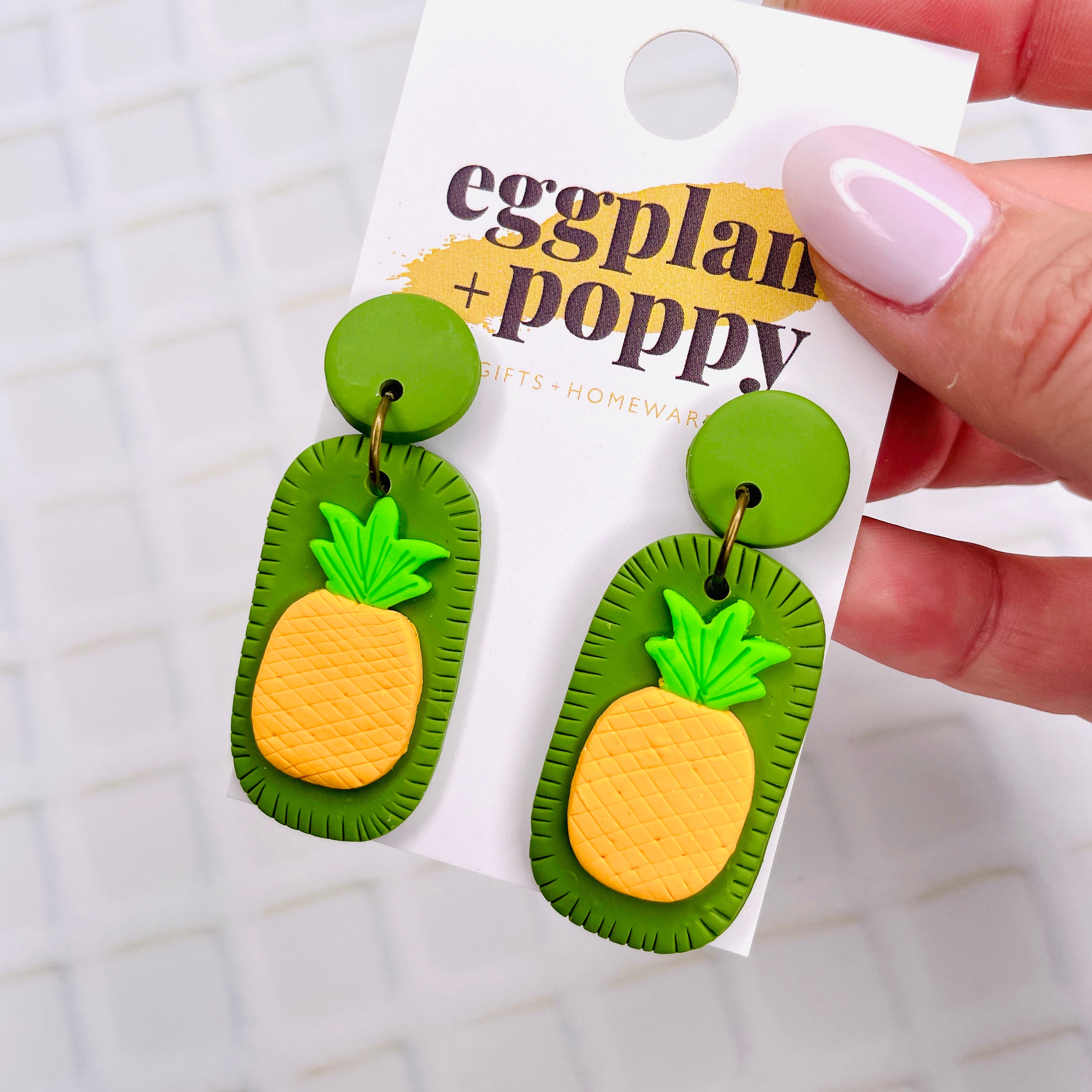 Tropical Pineapple Earrings