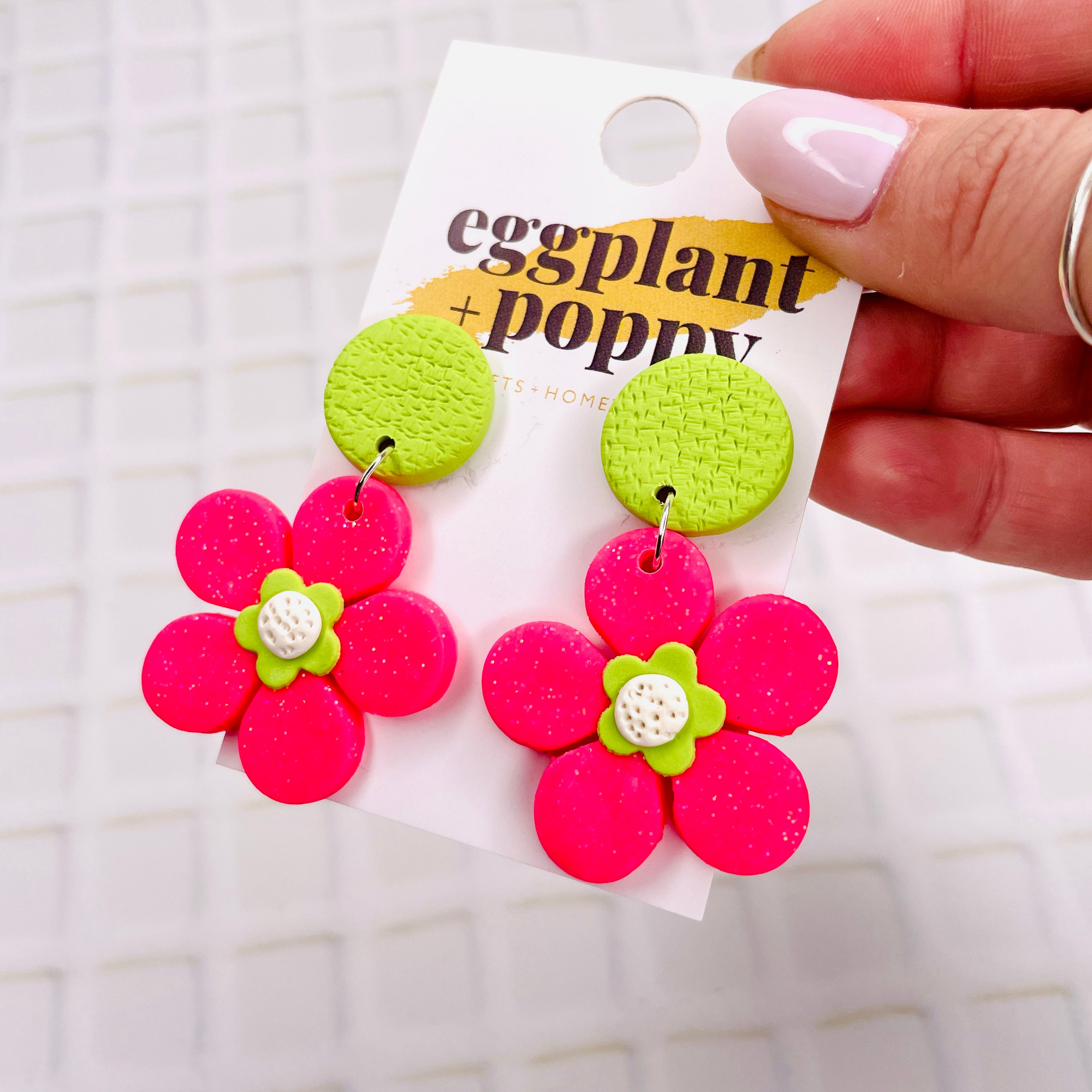 Electric Bloom Earrings