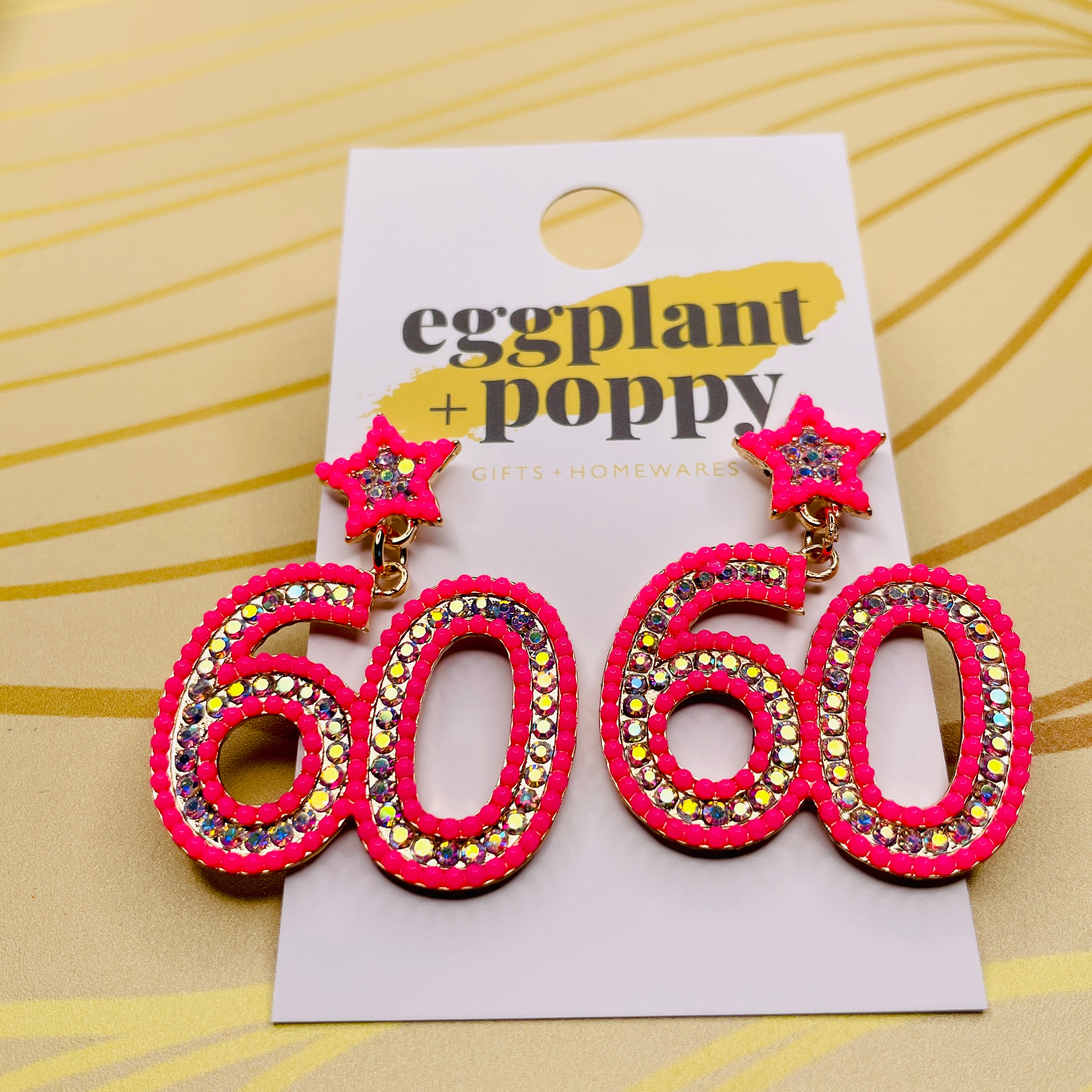 60 Sparkle Earrings