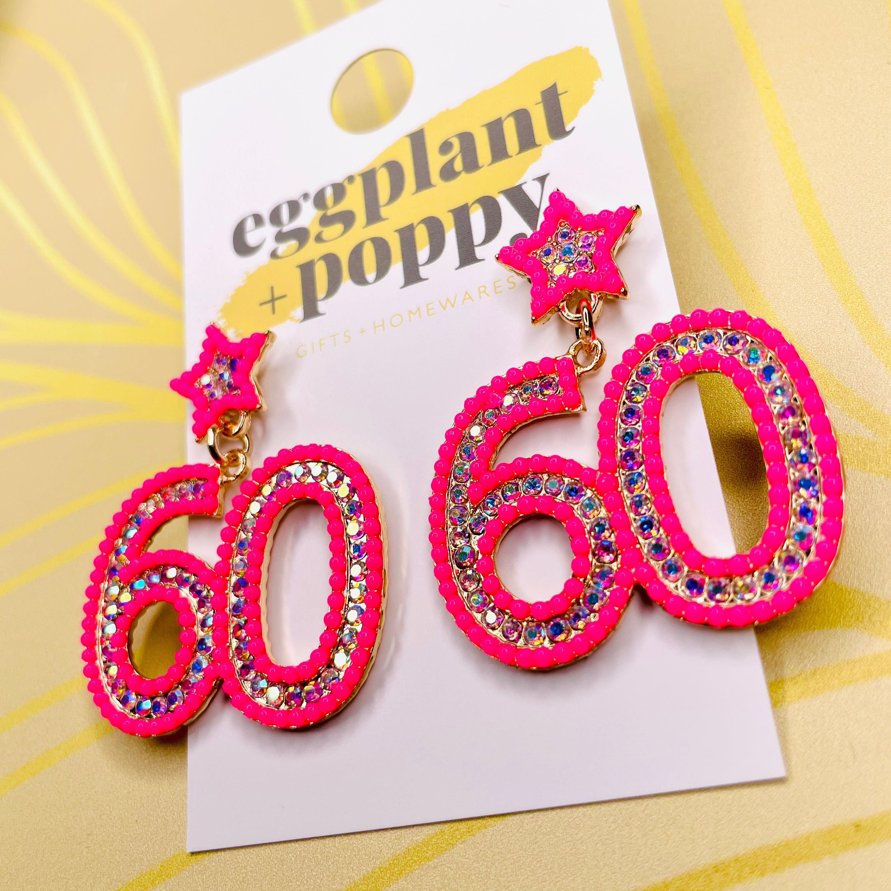 60 Sparkle Earrings