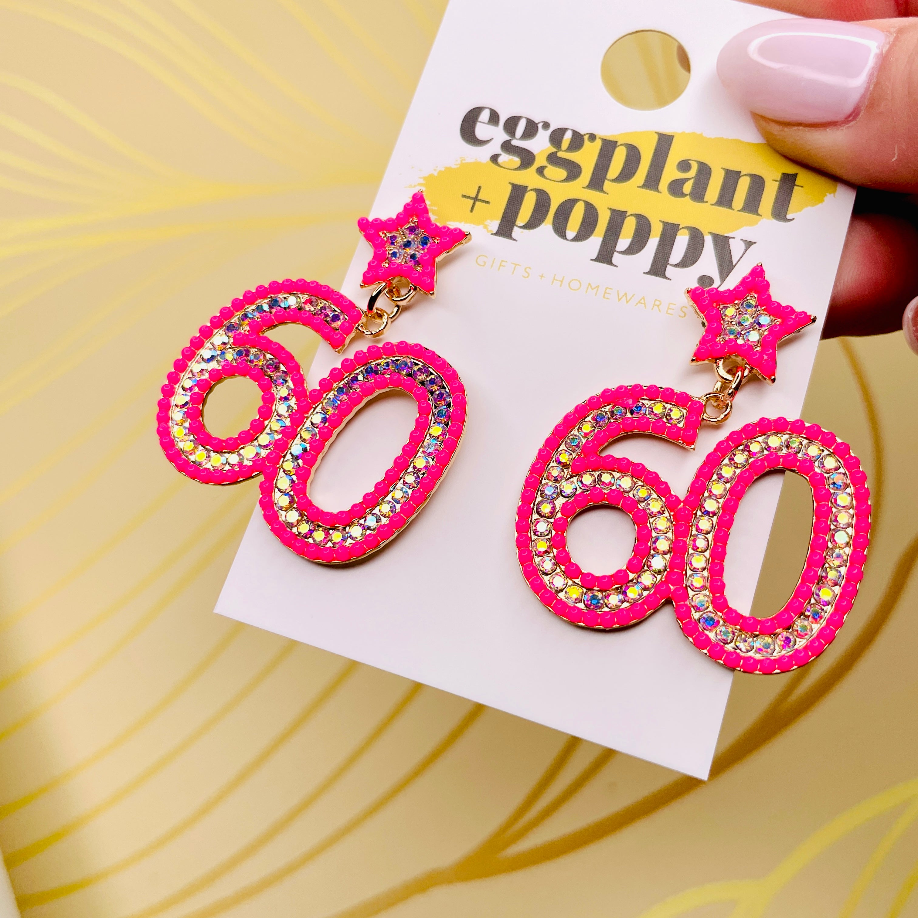 60 Sparkle Earrings