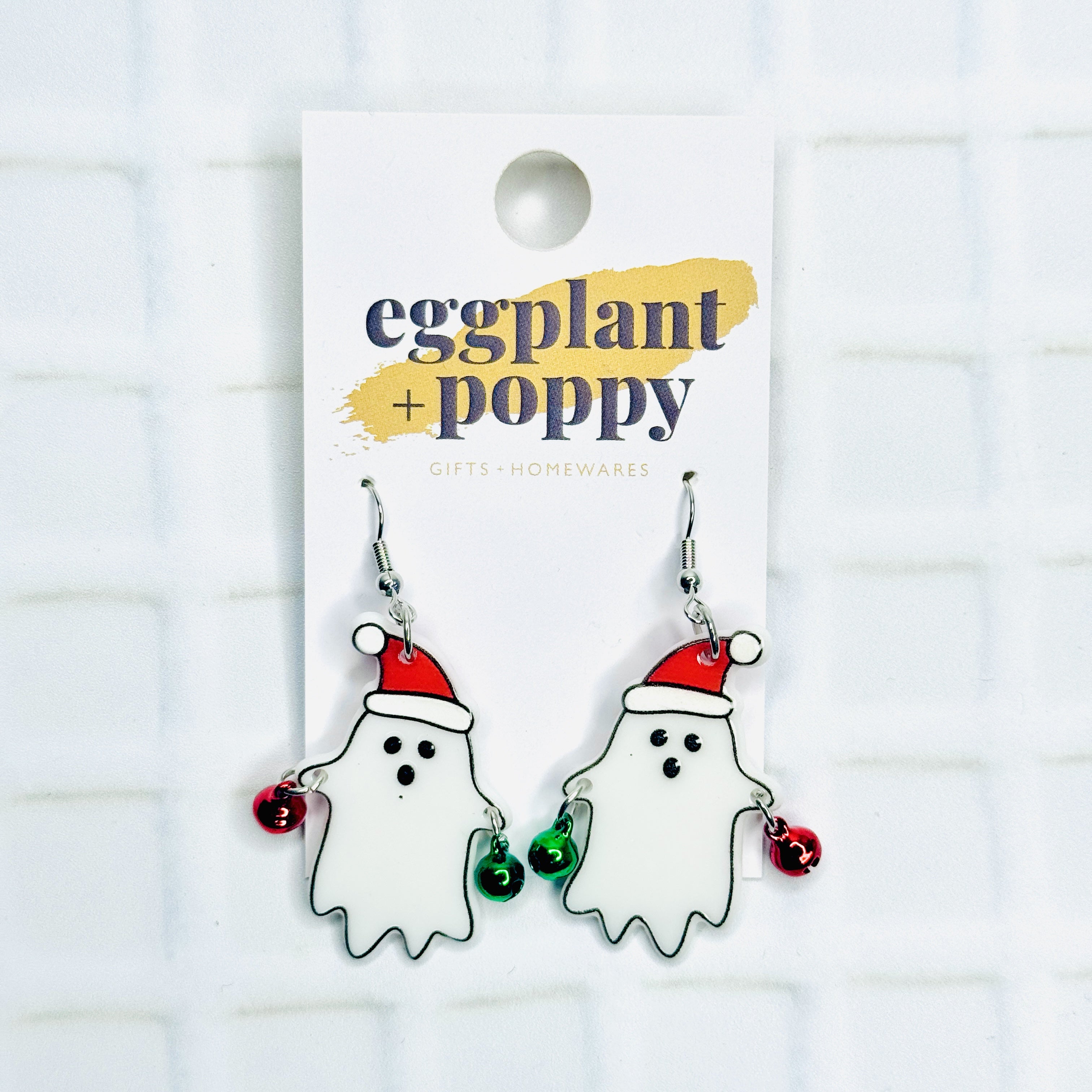 Christmas Ghost Earrings