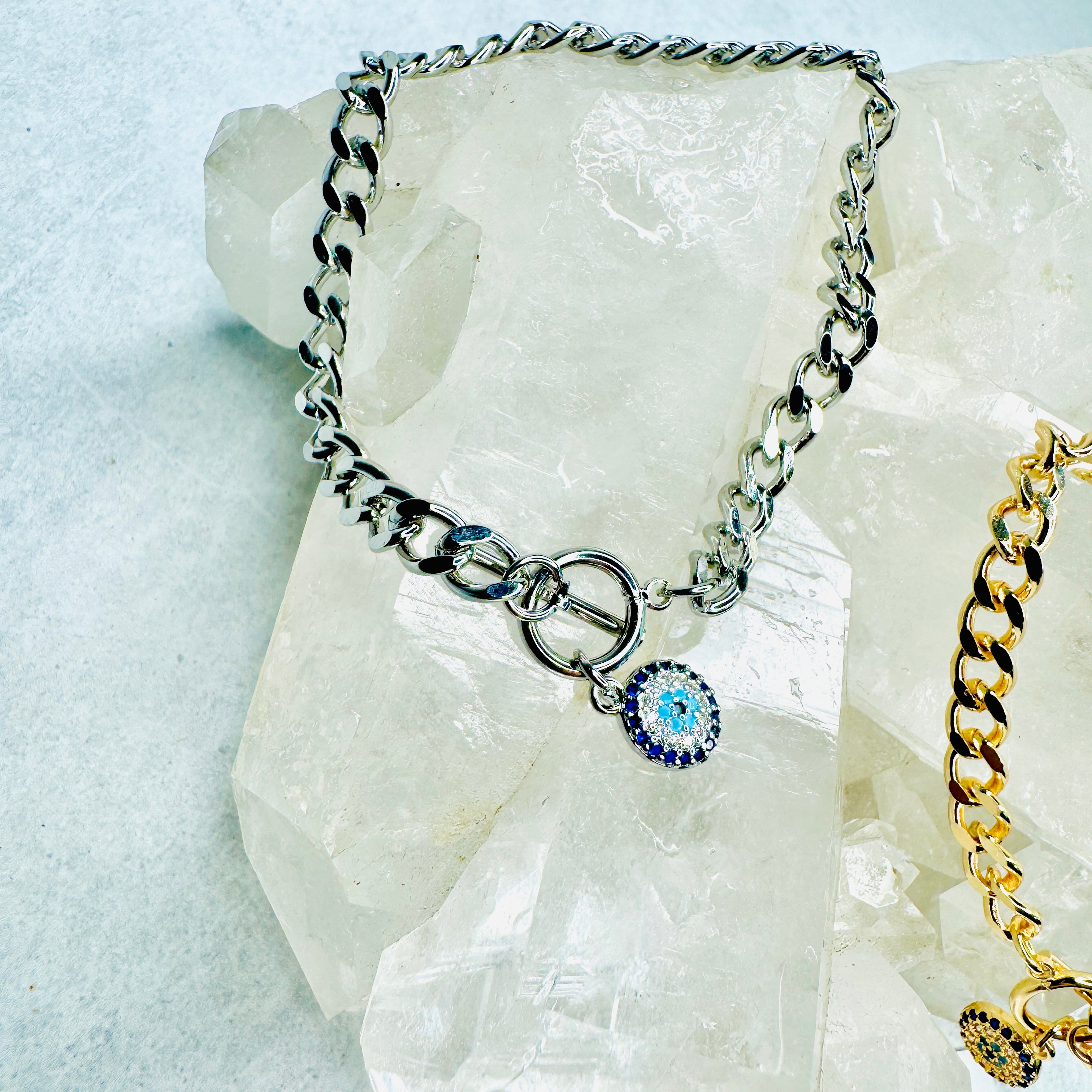 Divine Gaze T-Bar Bracelet