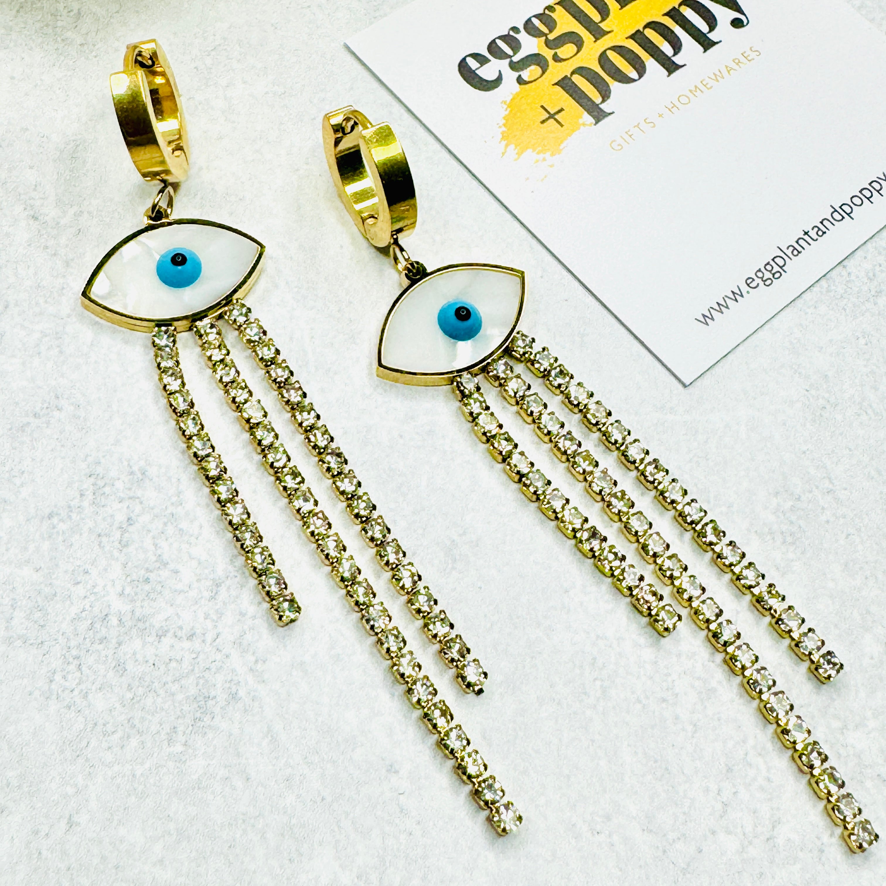 Mati Eye Drop Earring