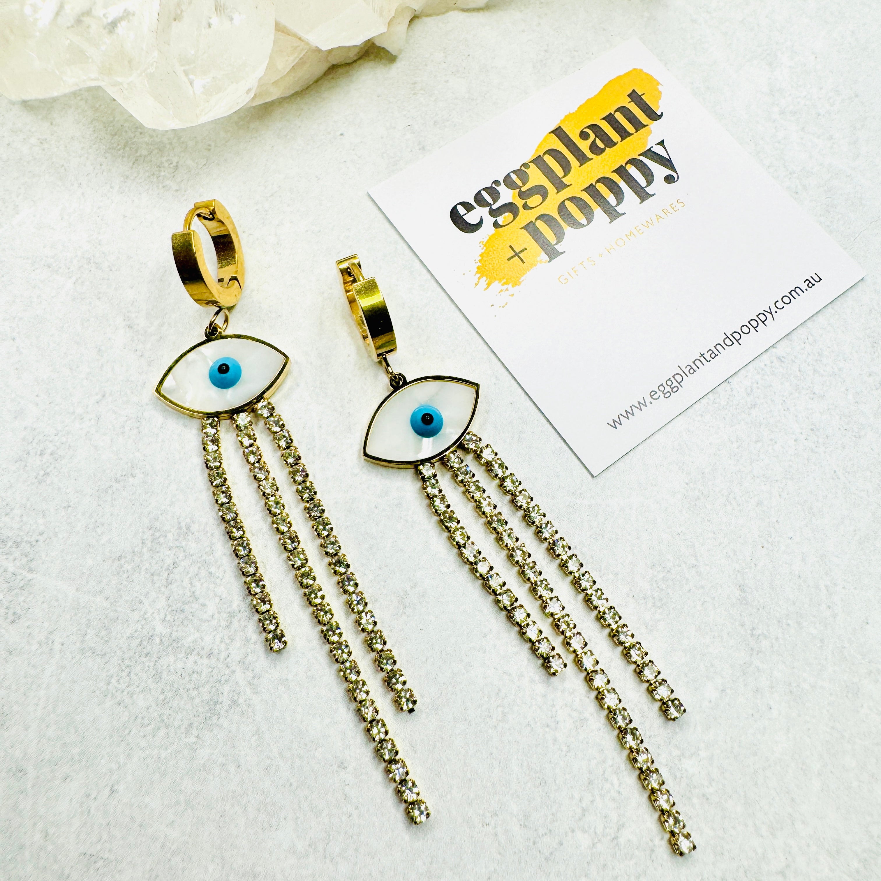 Mati Eye Drop Earring