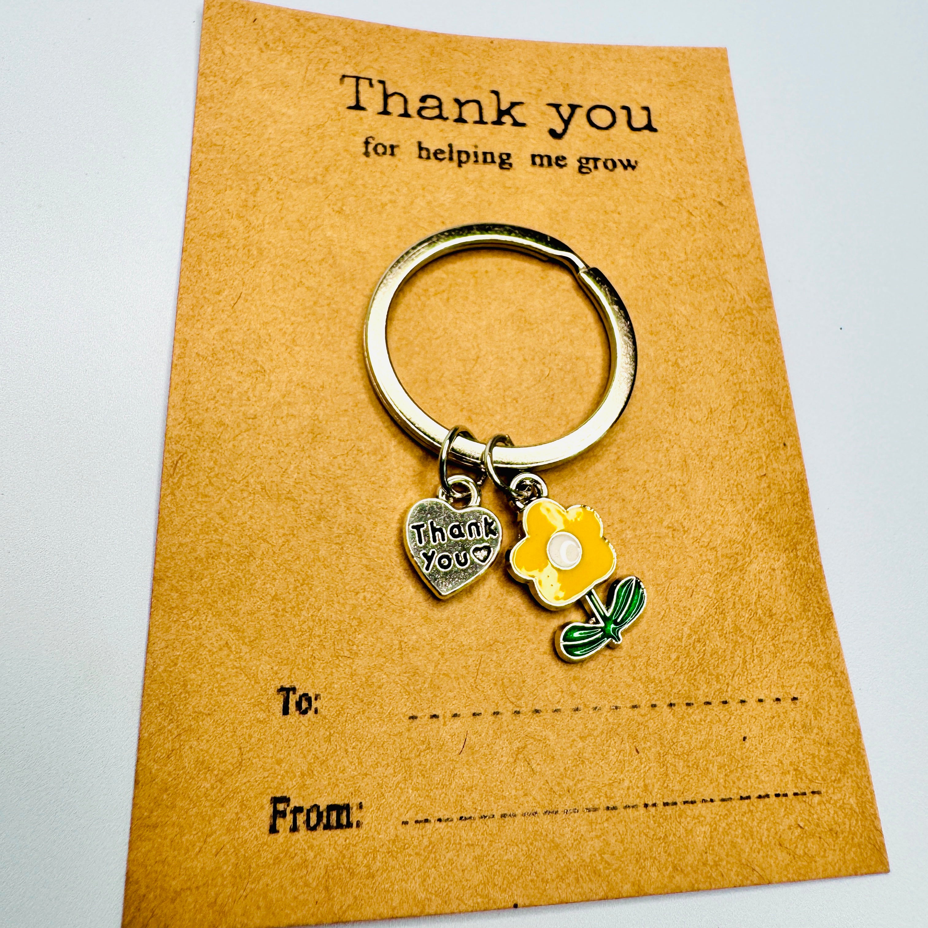 Thank You Teacher Keyring