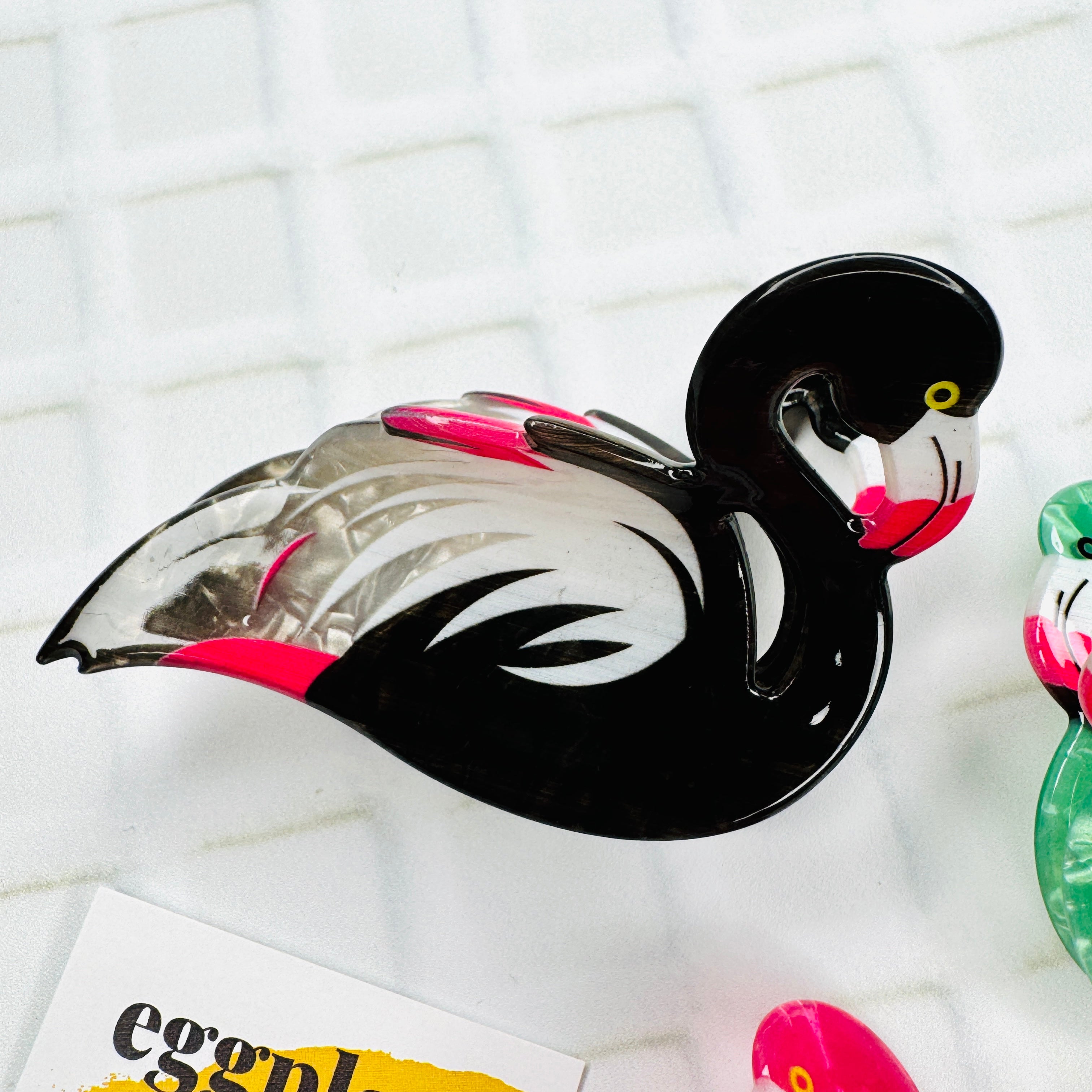 Flamingo Hair Clip