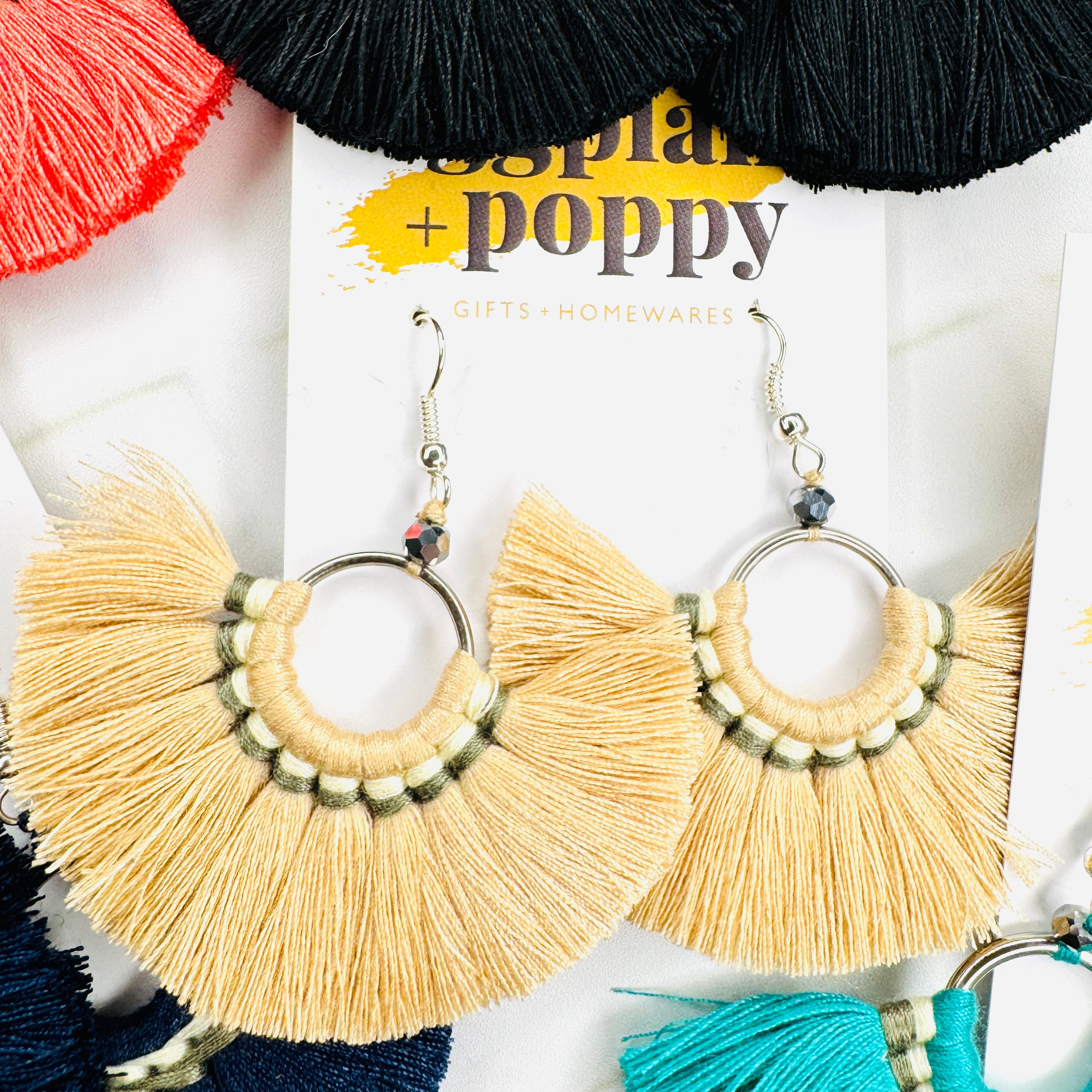 Fan Tassel Earrings