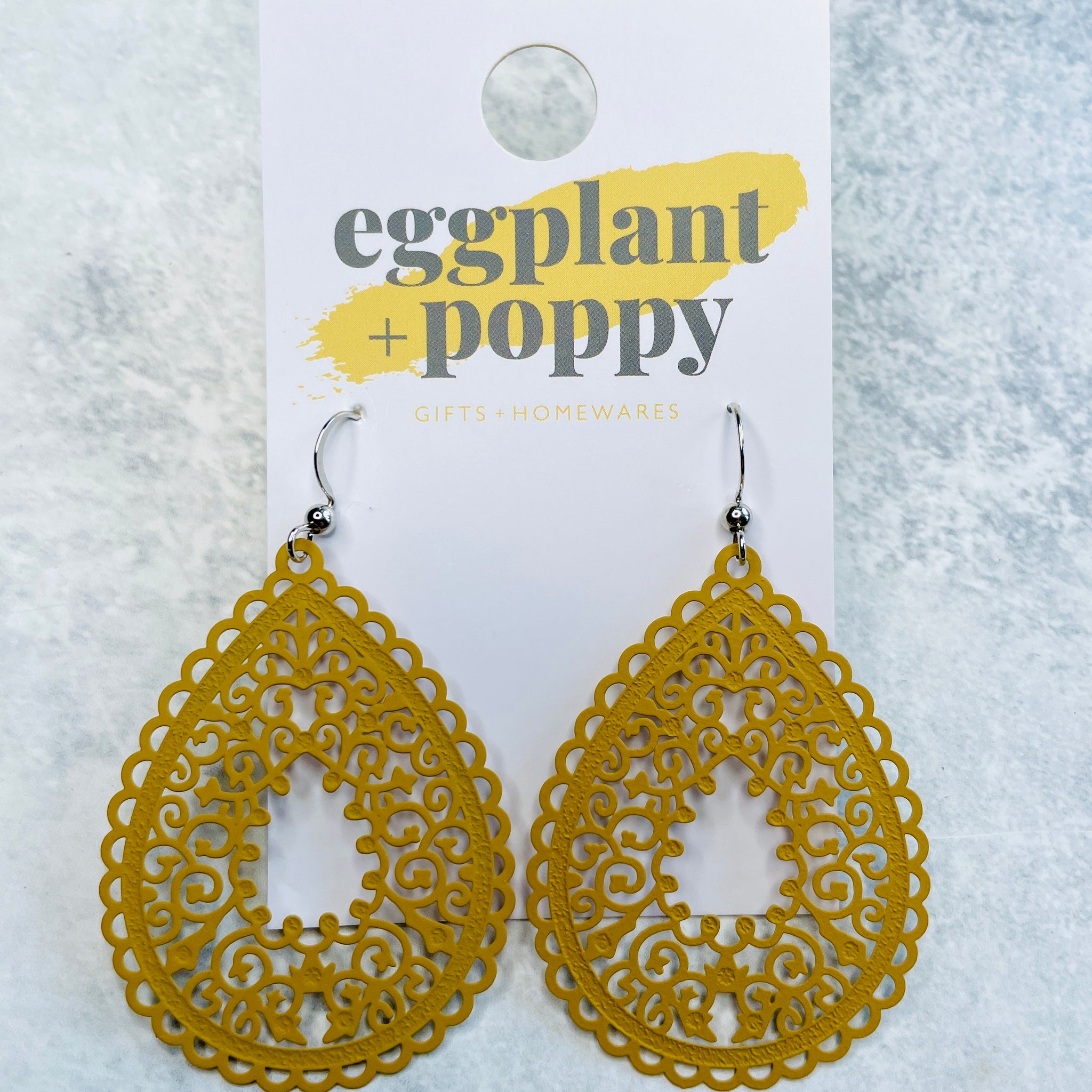 Metal Filigree Earrings