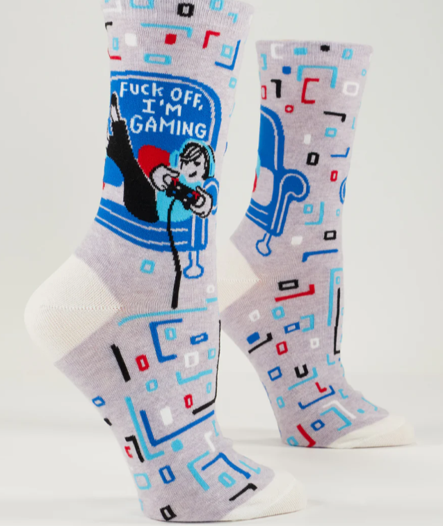 Women's Socks - F*ck off, I'm Gaming