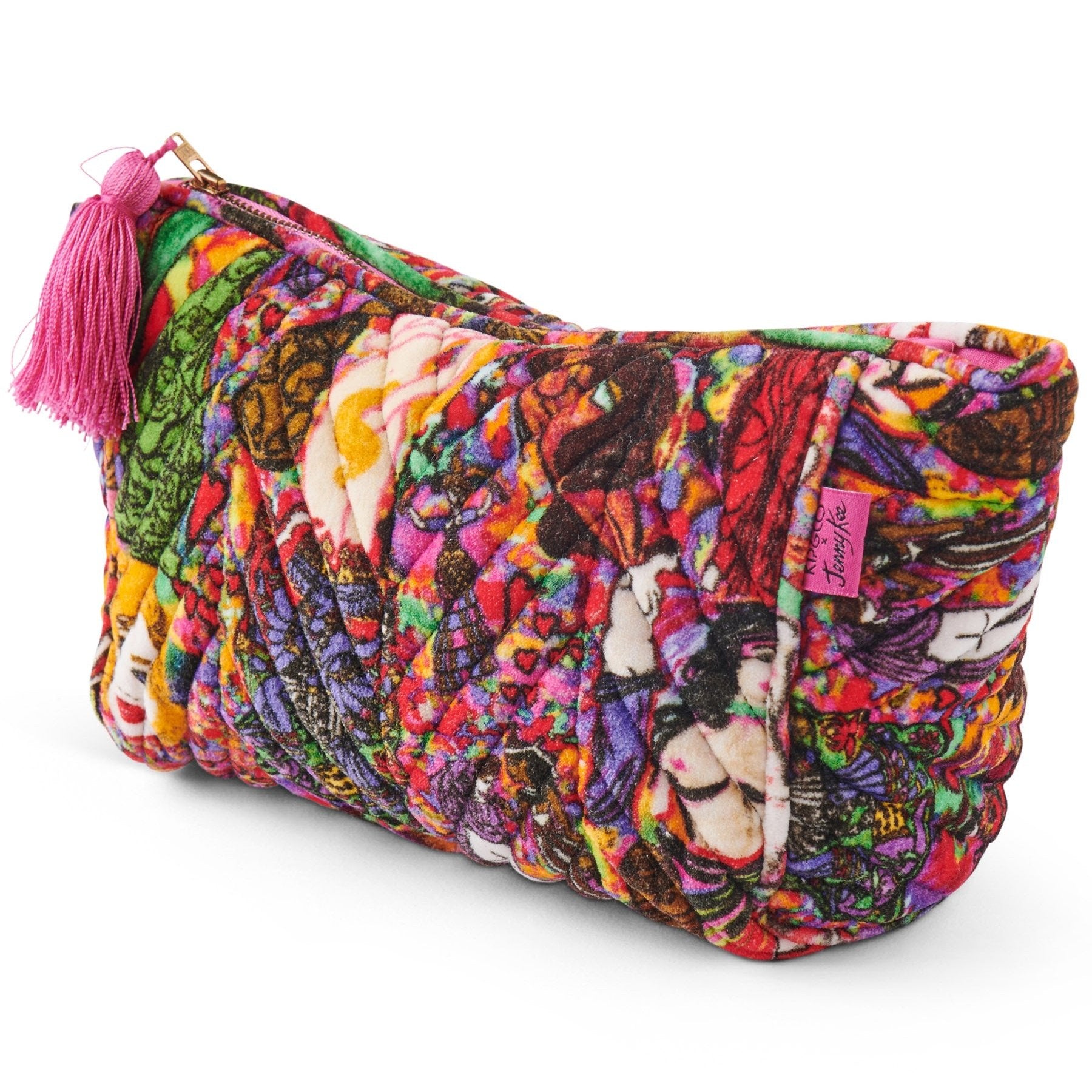 Jenny Kee Velvet Toiletry Bag - Goddesses