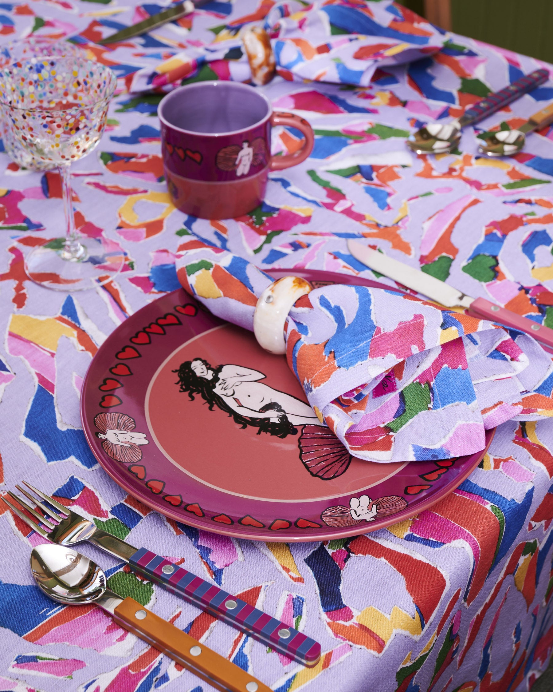 Jenny Kee Tablecloth - Opal Oz Pax Lilac