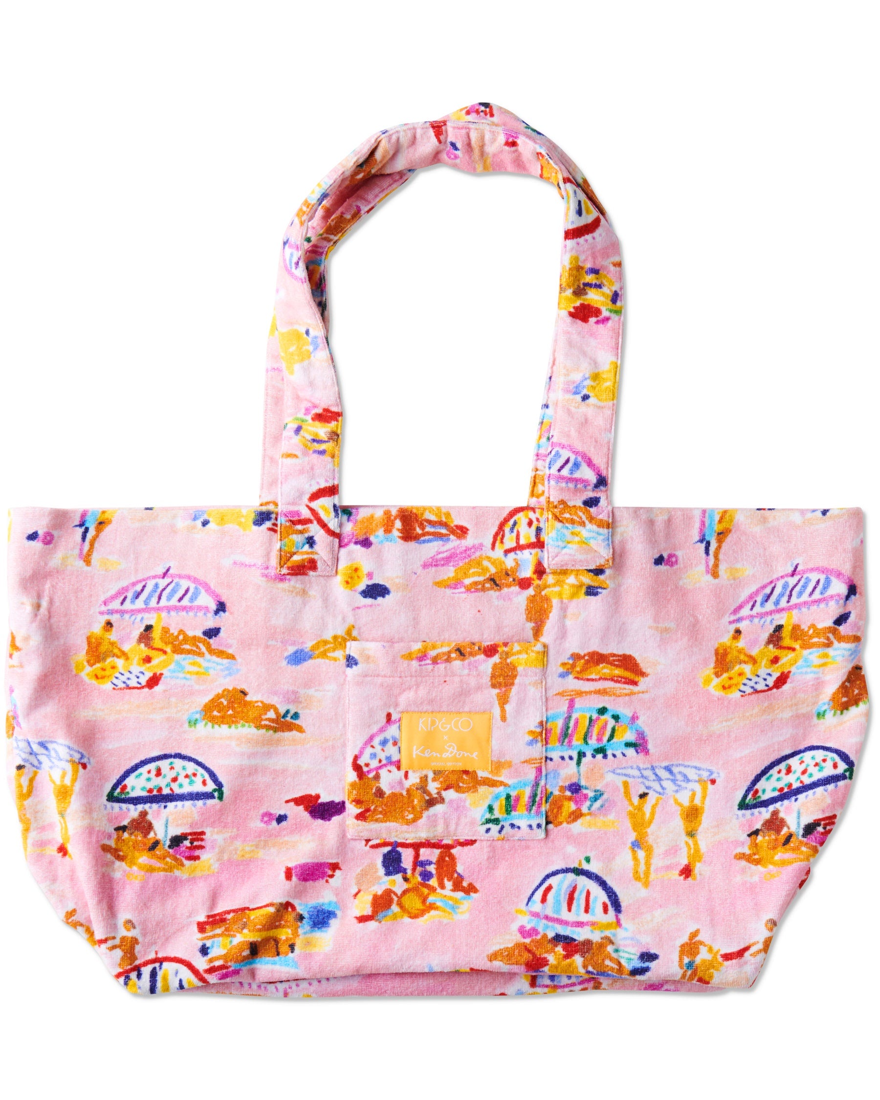 Ken Done Terry Oversized Beach Bag - Beach Days