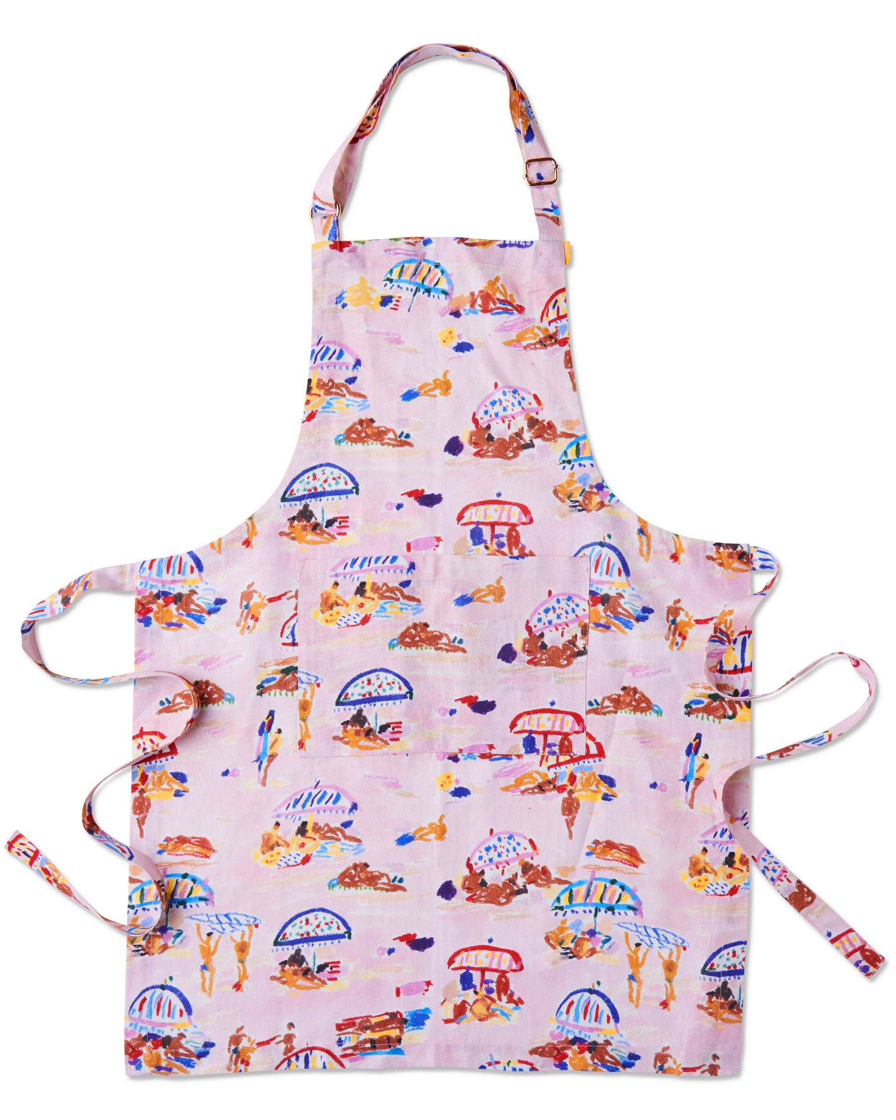 Ken Done Linen Apron - Beach Days