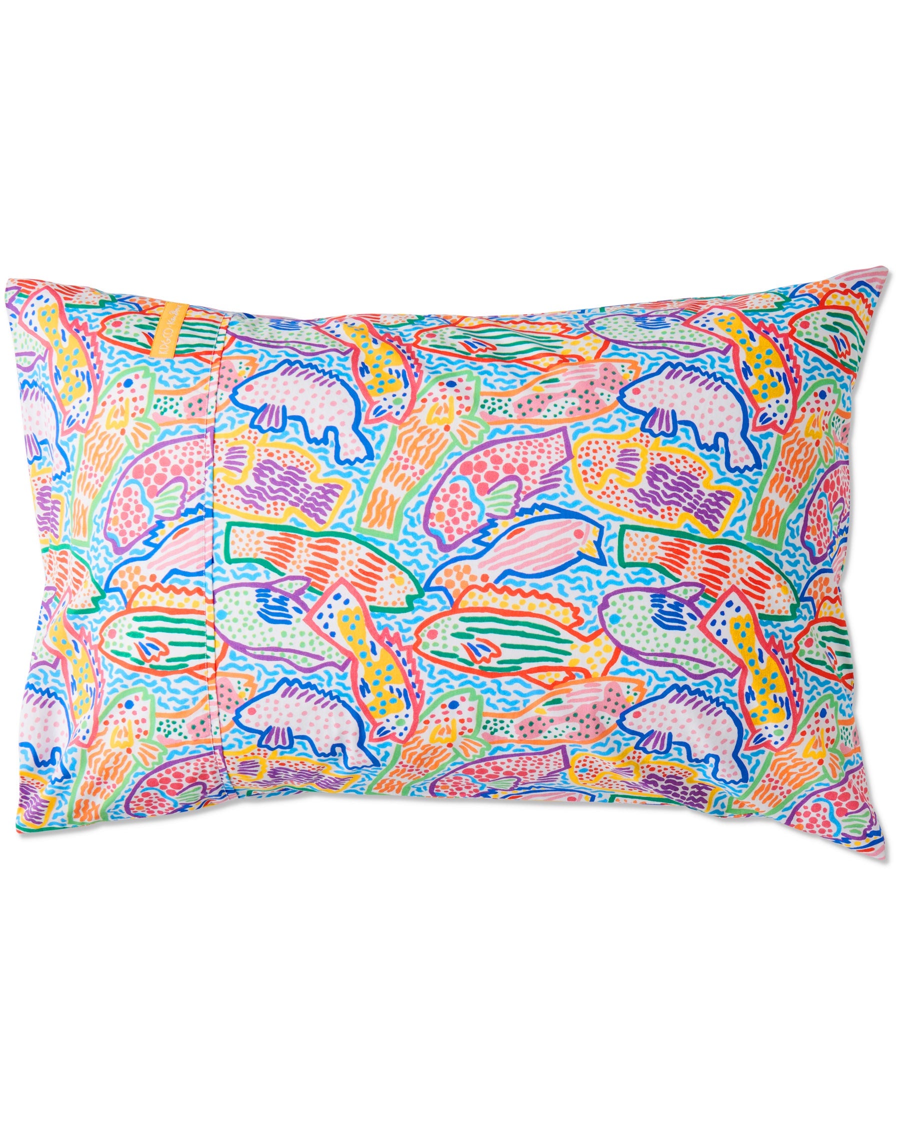 Ken Done Cotton Pillowcases - Rainbow Fish 2P