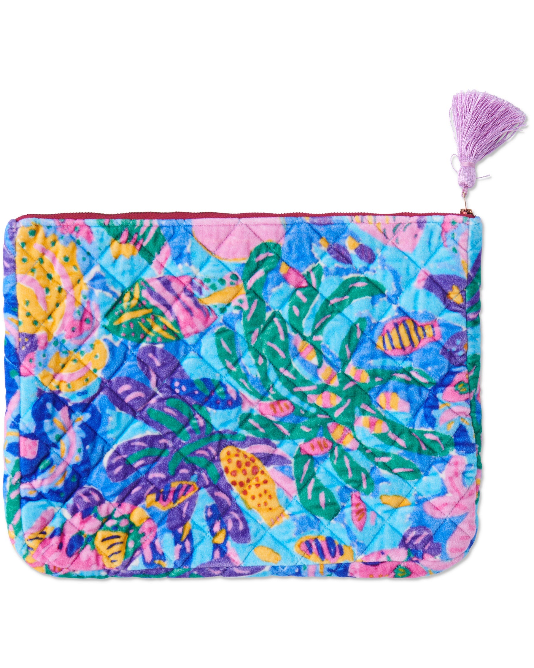 Ken Done Velvet Lap Top Case - Reef Garden