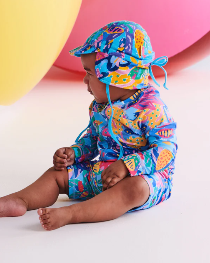 Ken Done Baby Swim Hat - Reef Garden