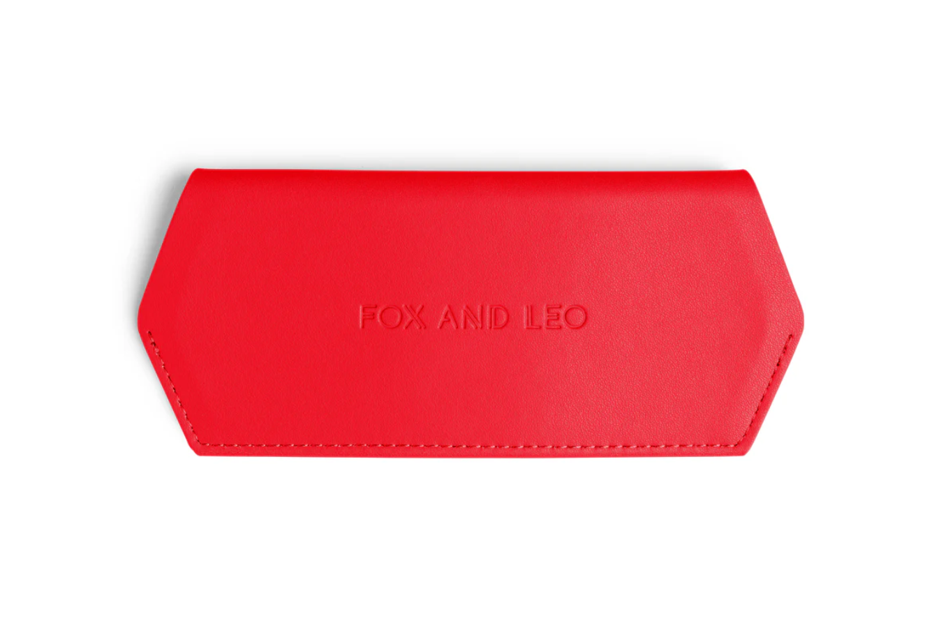 Glasses Case - Poppy Red