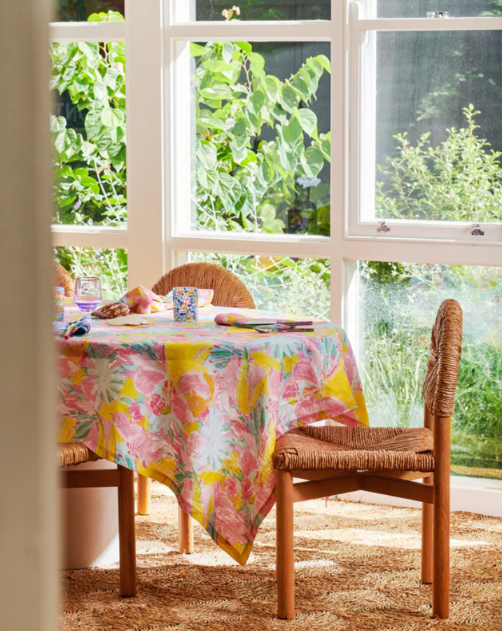 Ken Done Tablecloth - Pastel Blooms