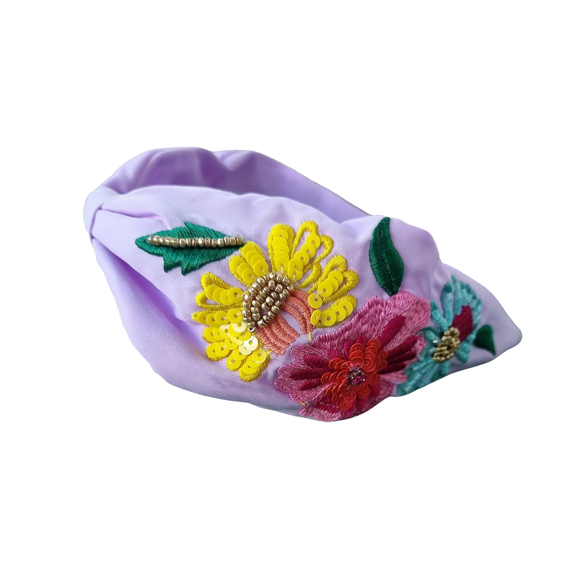 Beaded Headband - Lavender