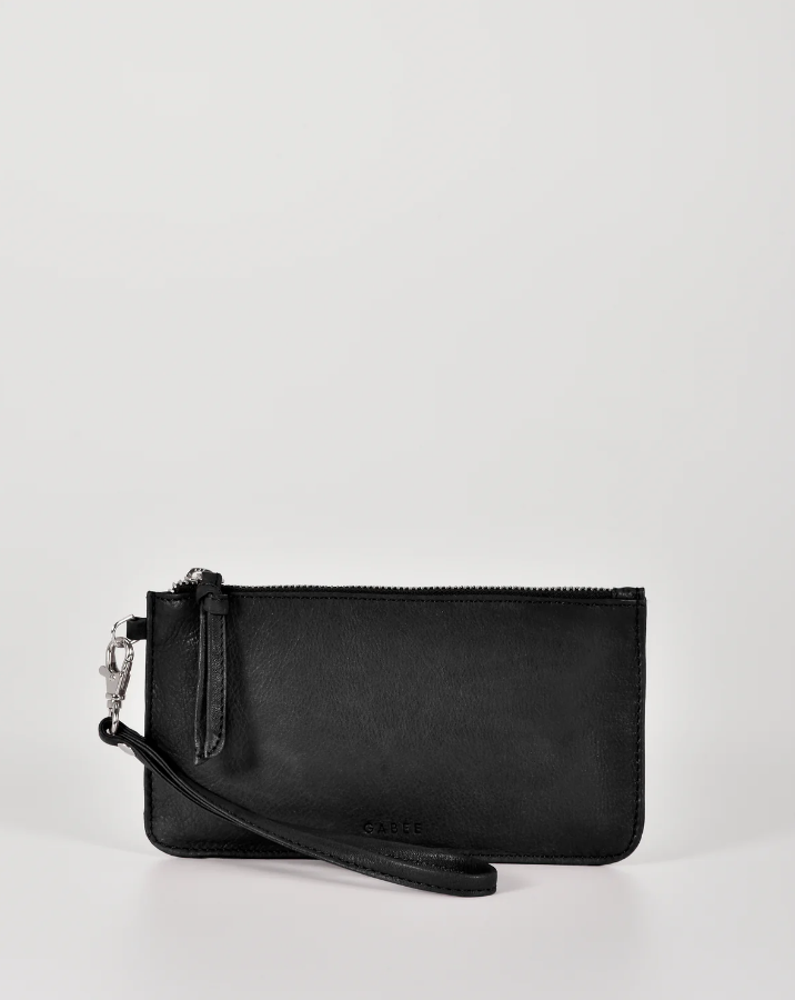 Abril Soft Leather Wristlet Purse