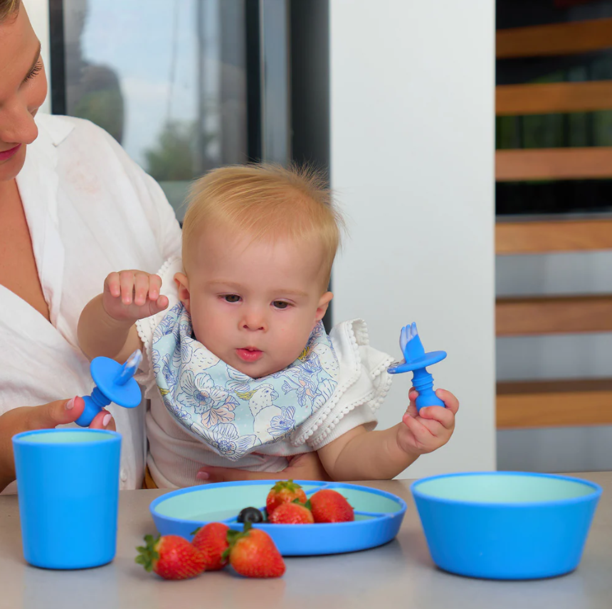 Silicone Two Tone Dinner Set