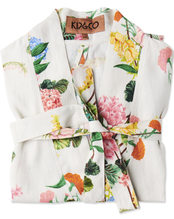 Linen Robe - Bouquet Beauty