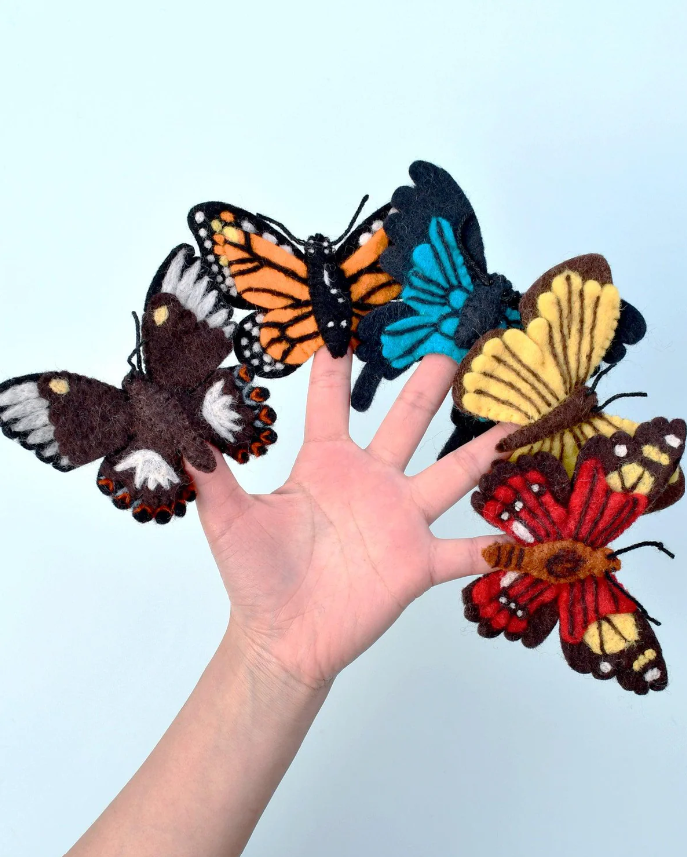 Finger Puppet Set - Butterflies