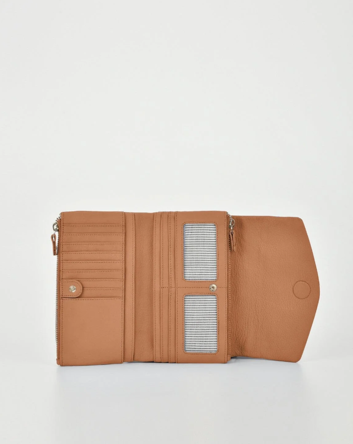 Chelsea Leather Crossbody Wallet