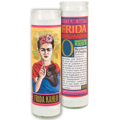 Frida Kahlo Secular Saint Candle